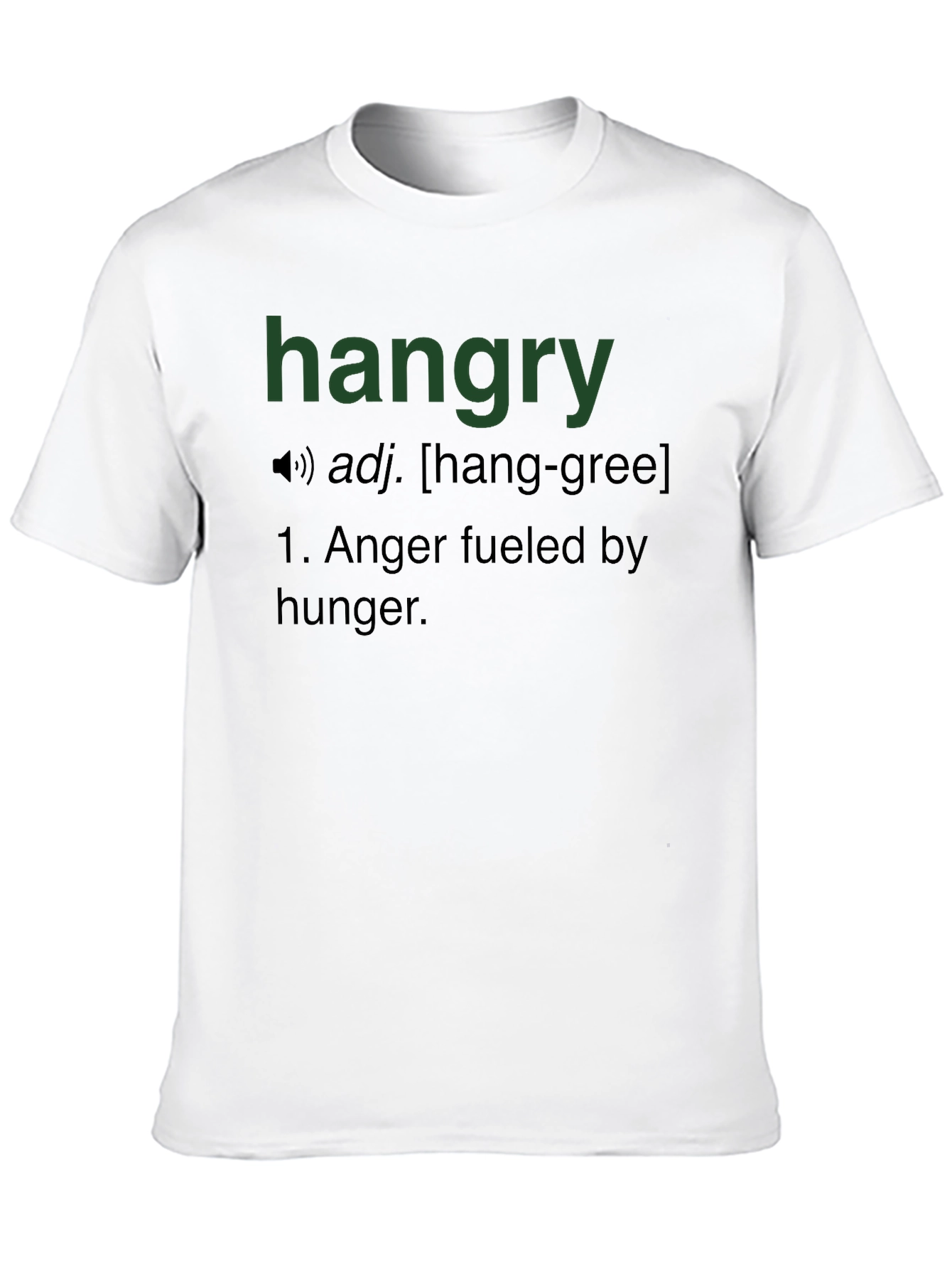 Hangry Definition T-Shirt - Funny Foodie Tee