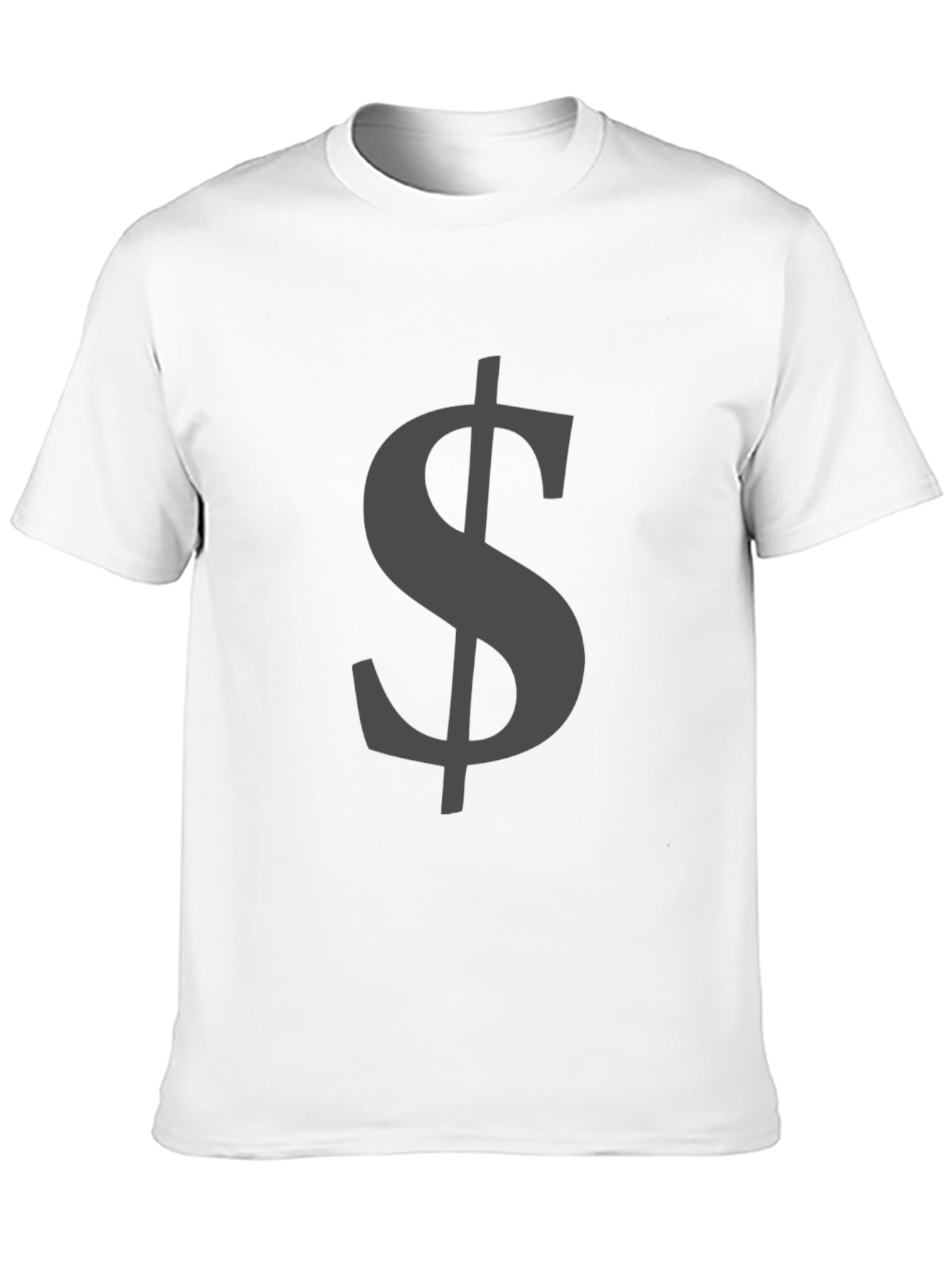 Dollar Sign Graphic Tee - Stylish Black T-Shirt
