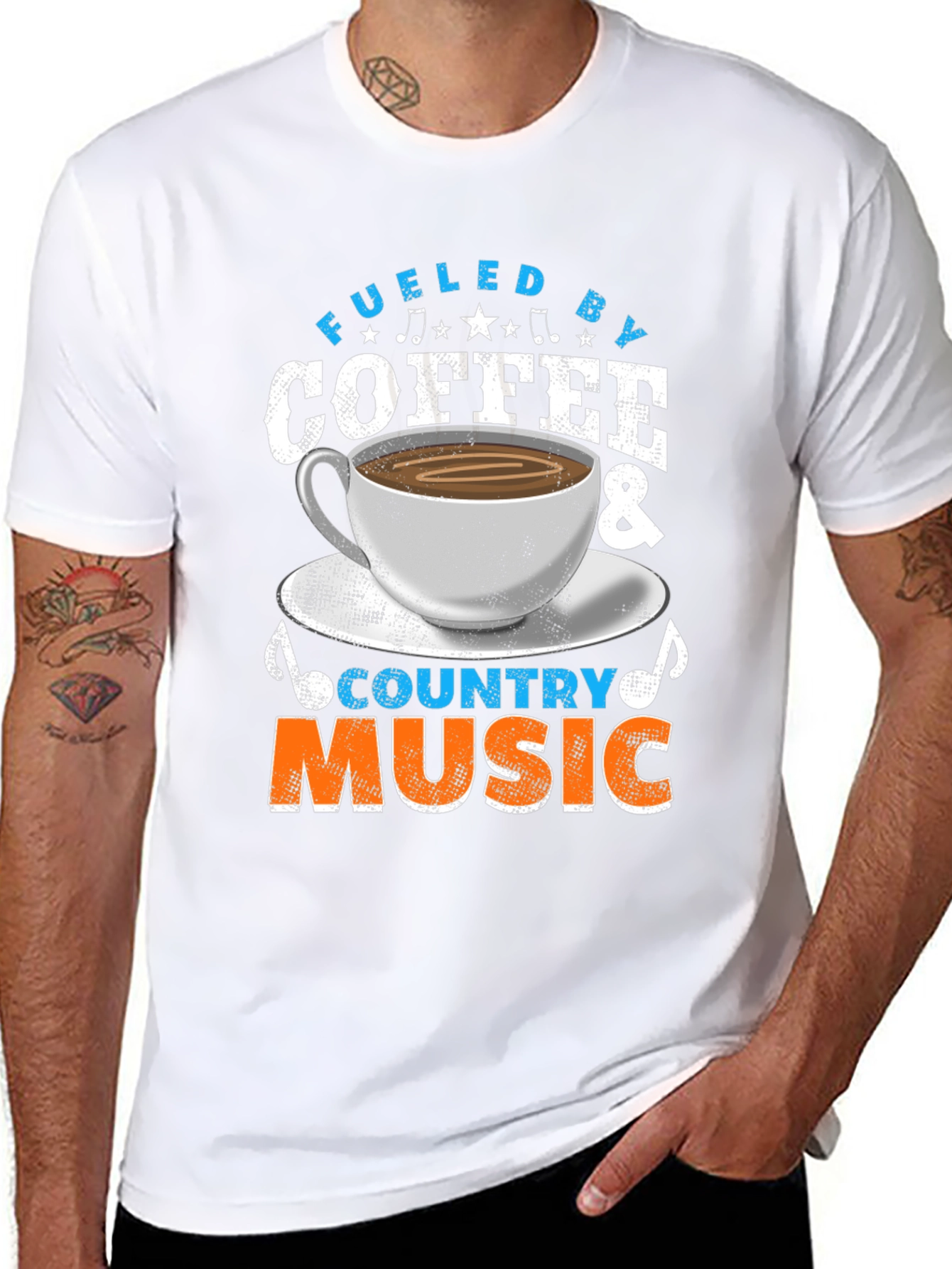 Fueled By Coffee & Country Music T-Shirt