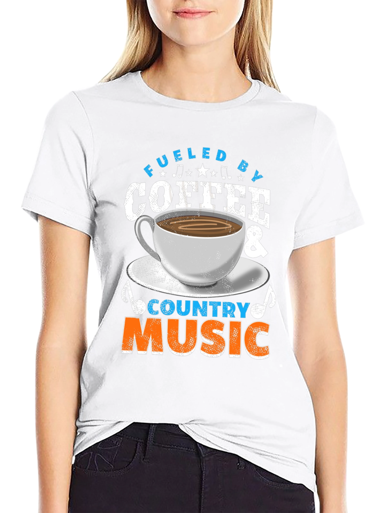 Fueled By Coffee & Country Music T-Shirt