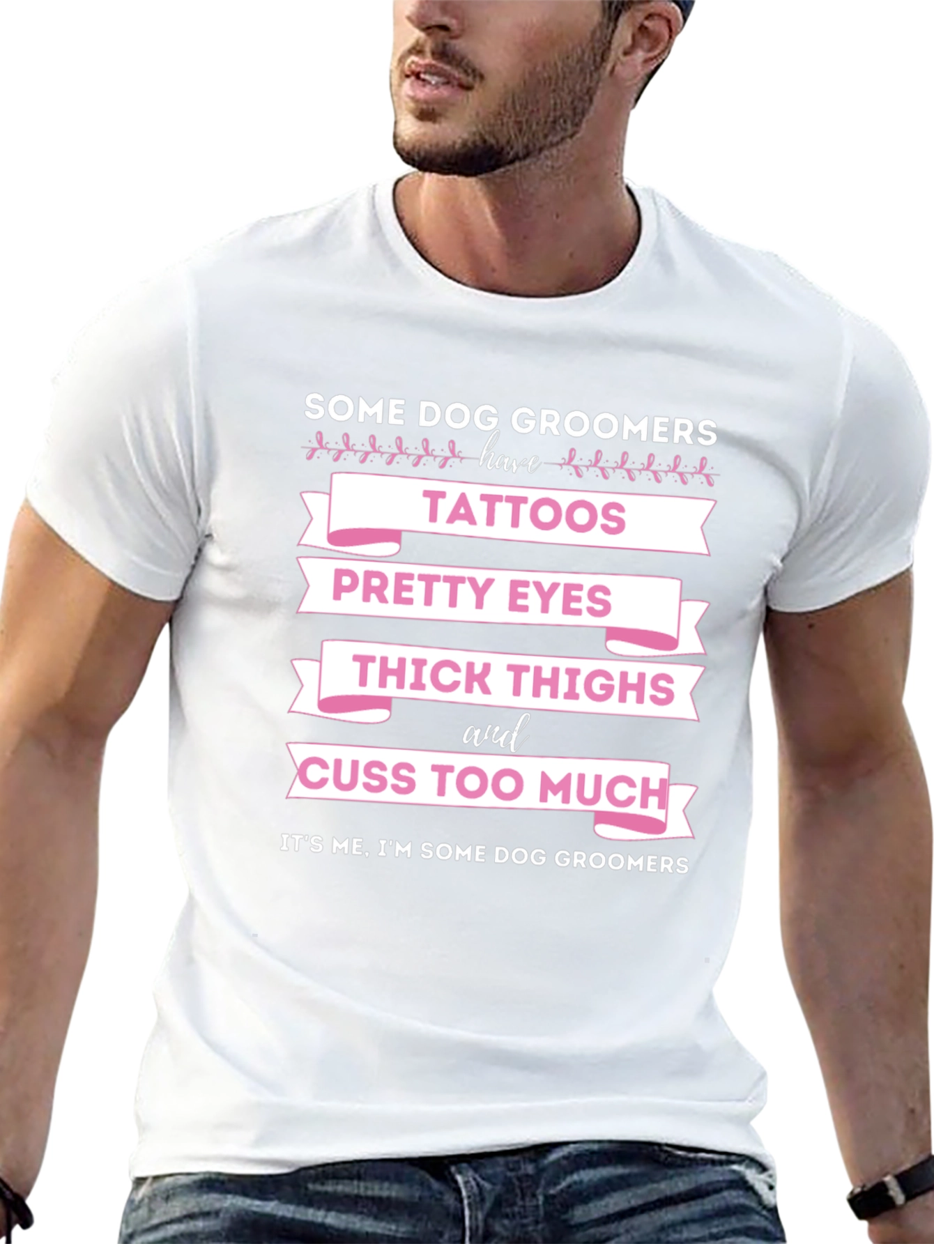Dog Groomer Tattooed T-Shirt