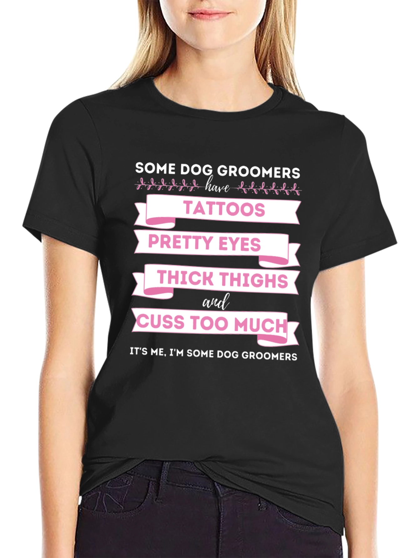 Dog Groomer Tattooed T-Shirt