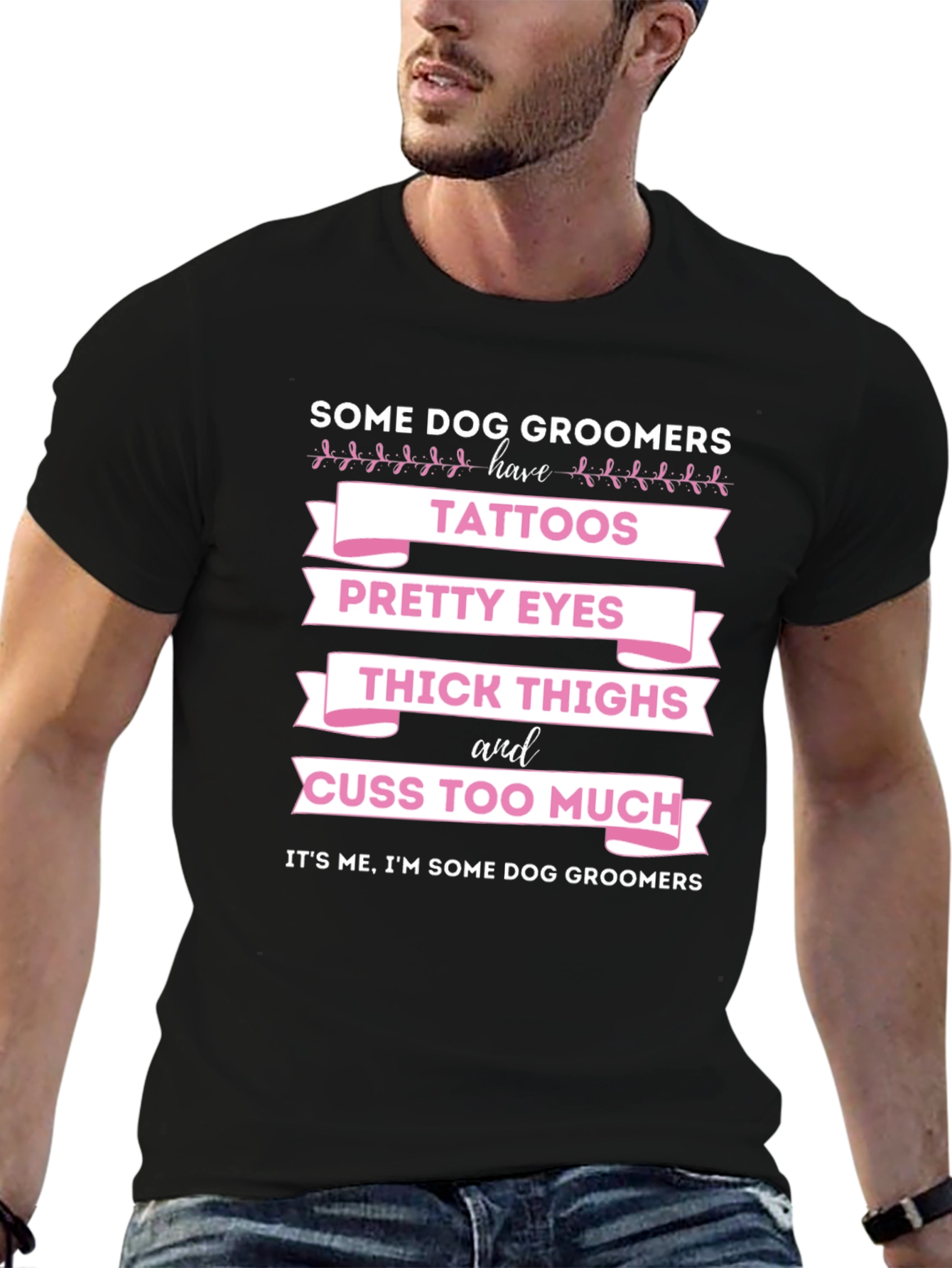Dog Groomer Tattooed T-Shirt