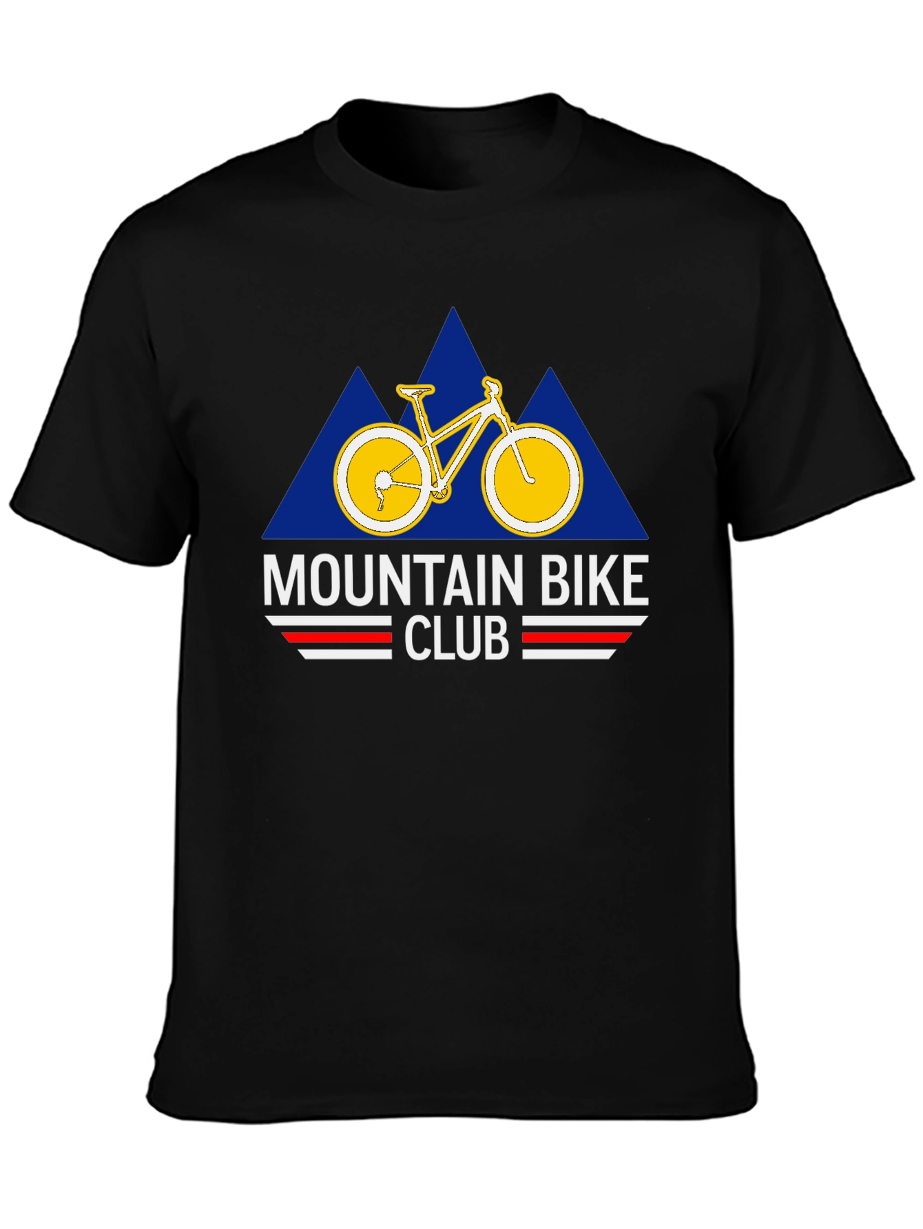 Mountain Bike Club Black Graphic Tee