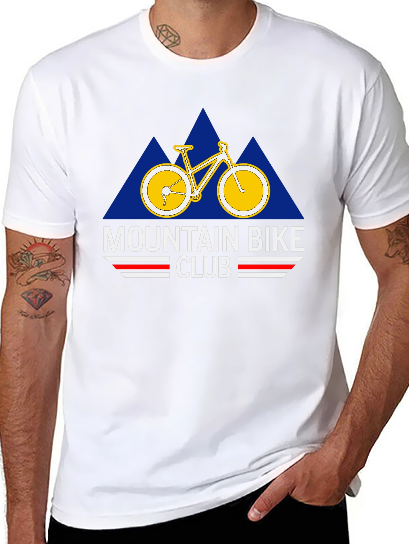Mountain Bike Club Black Graphic Tee