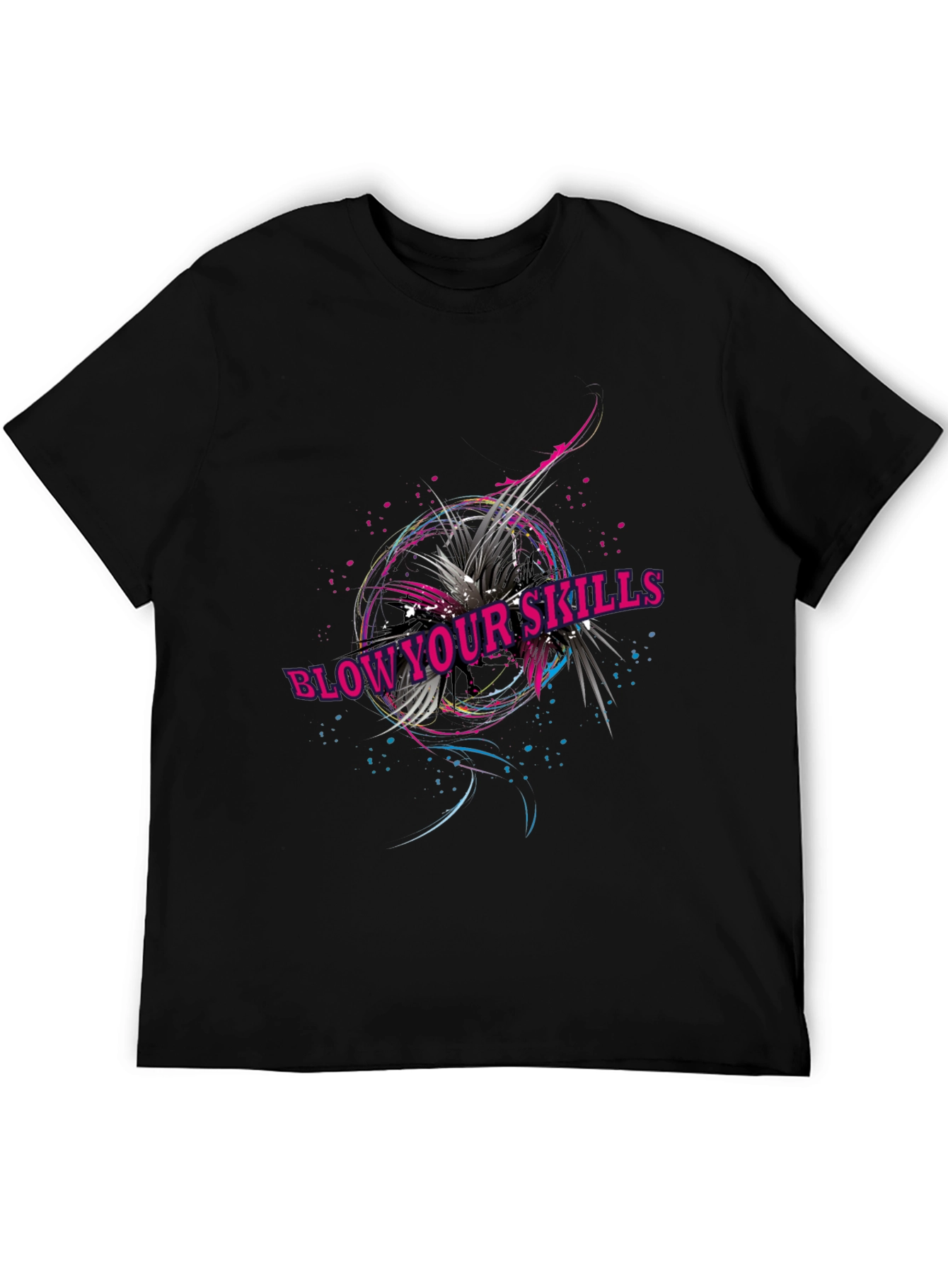 Blow Your Skills T-Shirt - Abstract Graphic Print