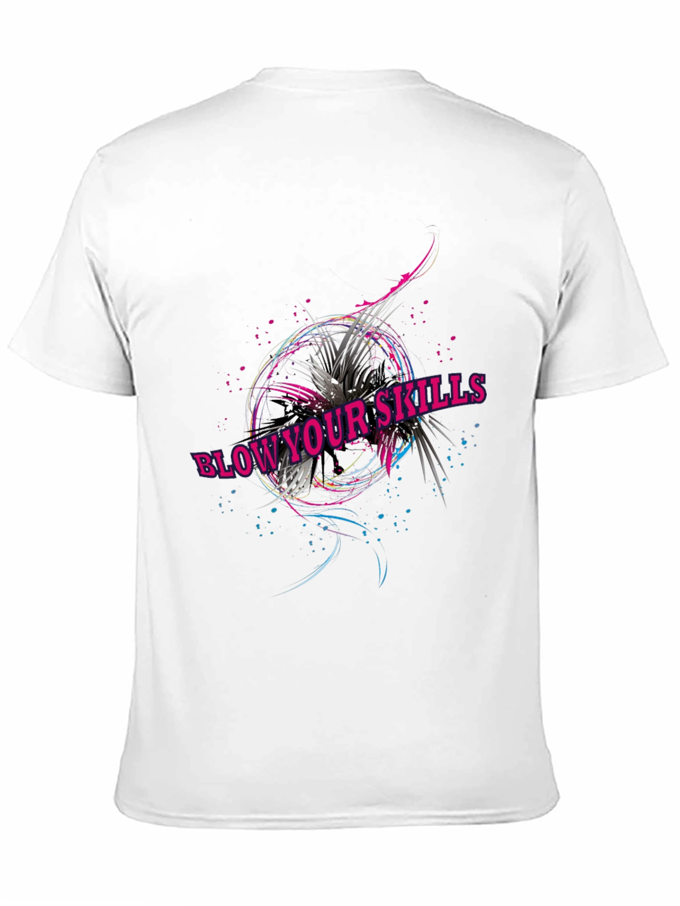 Blow Your Skills T-Shirt - Abstract Graphic Print