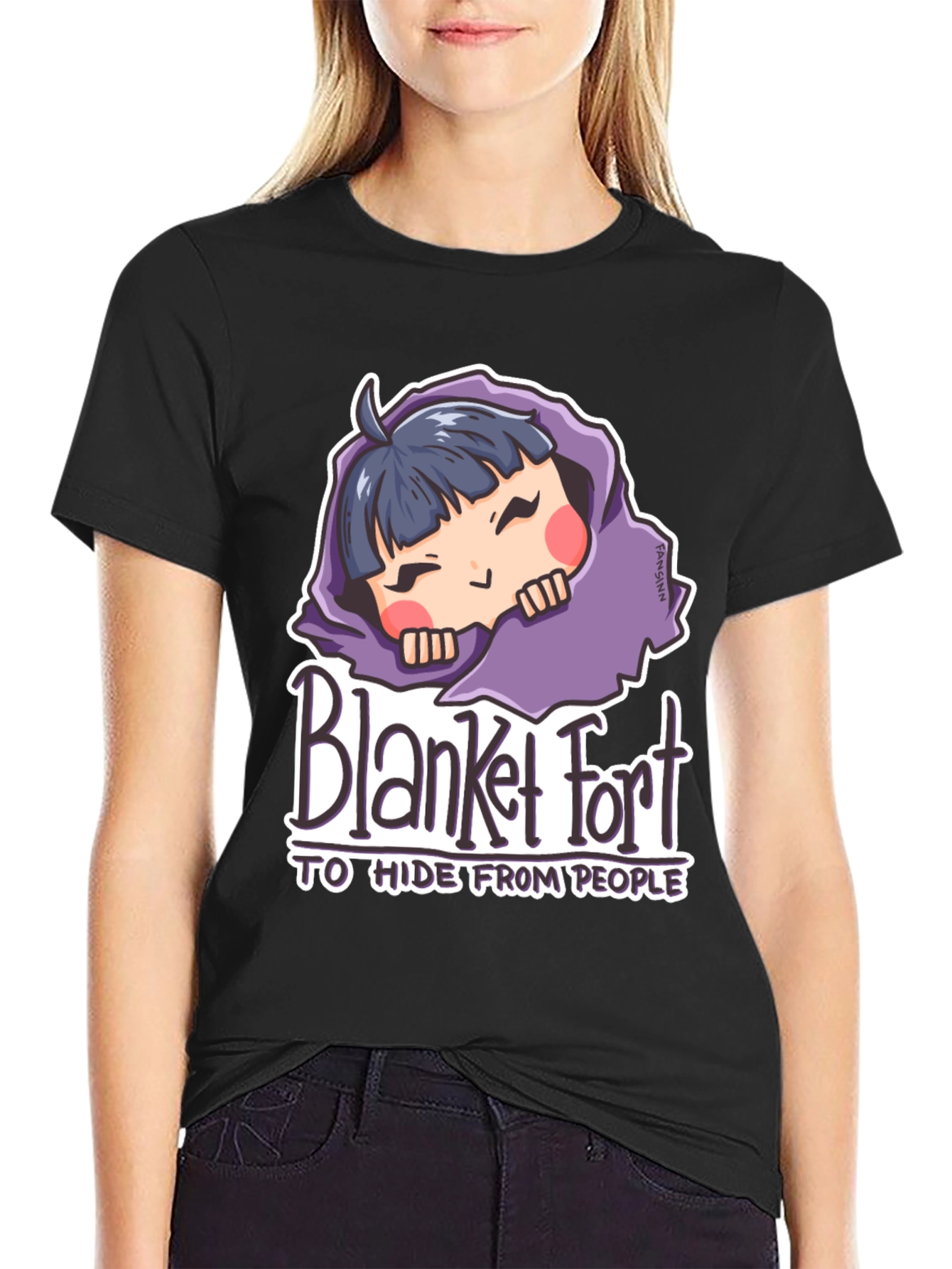 Blanket Fort T-Shirt: Hide From People Comfortably