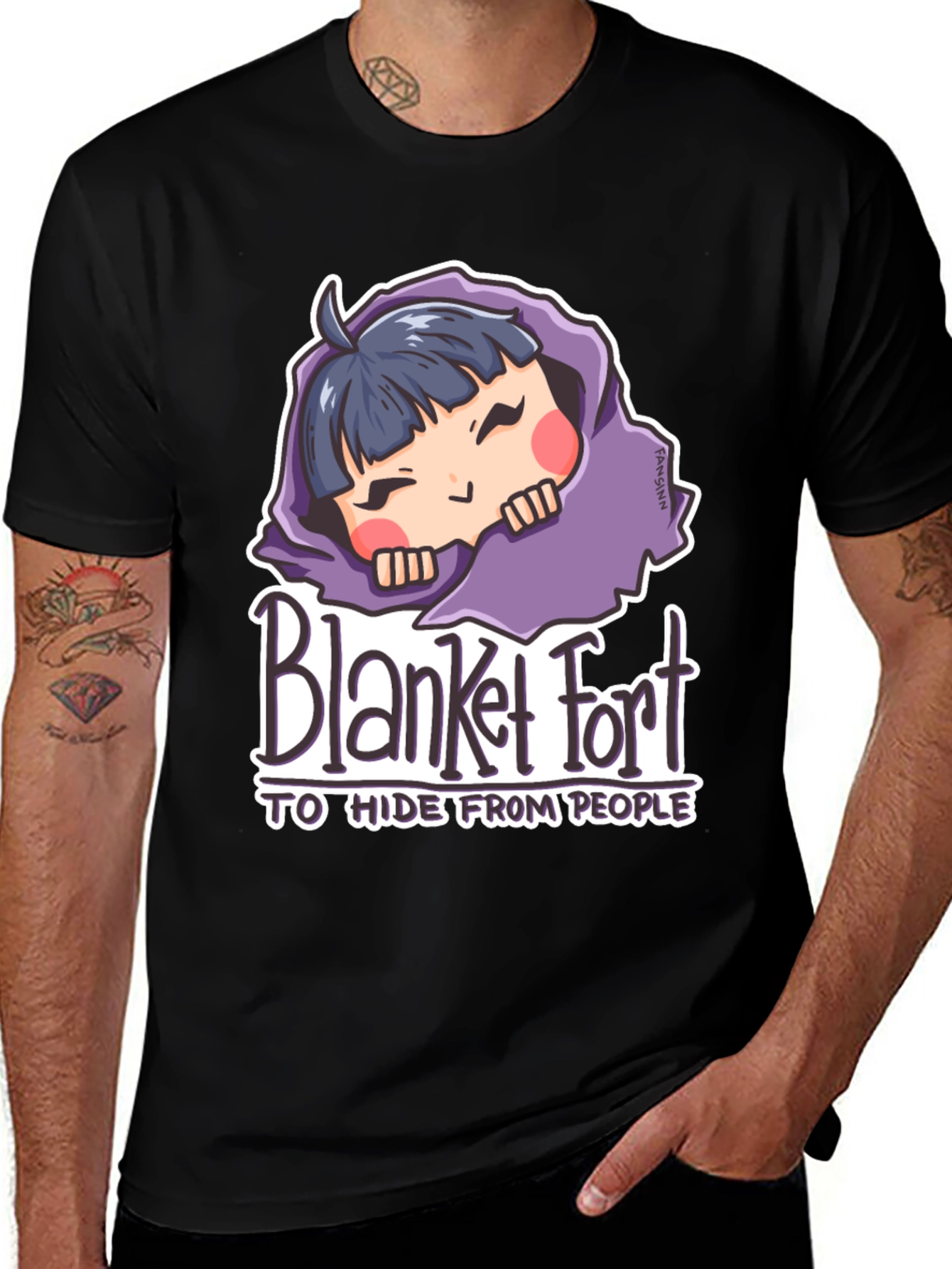 Blanket Fort T-Shirt: Hide From People Comfortably