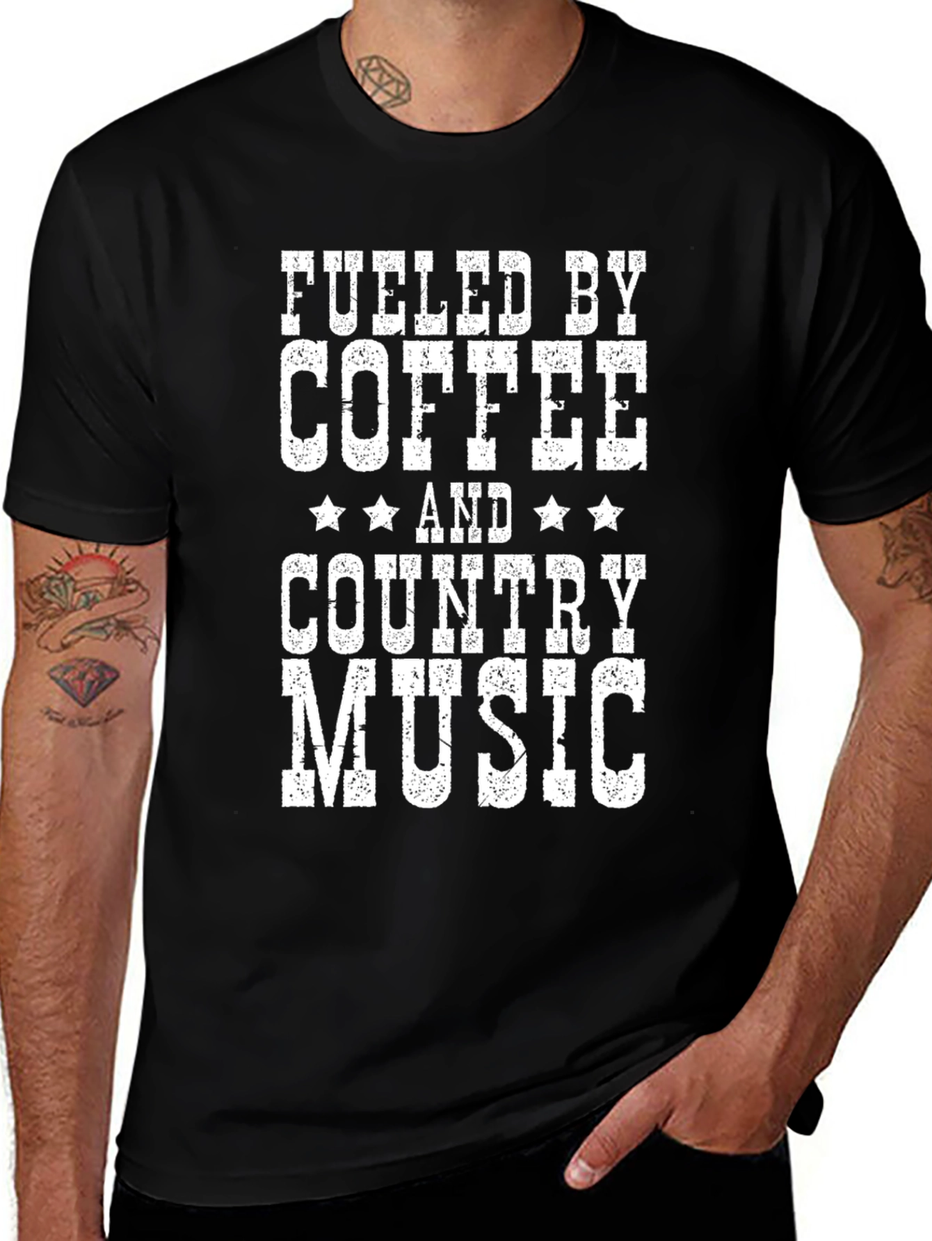 Fueled By Coffee and Country Music T-Shirt