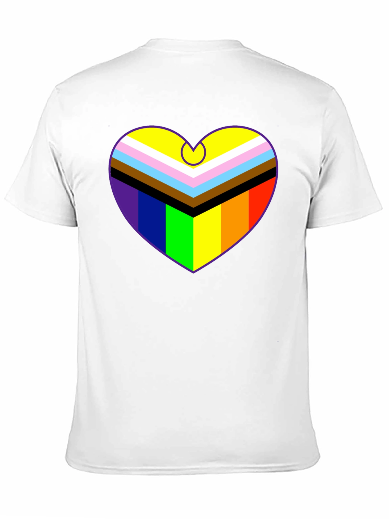 Pride Heart Graphic T-Shirt - Black