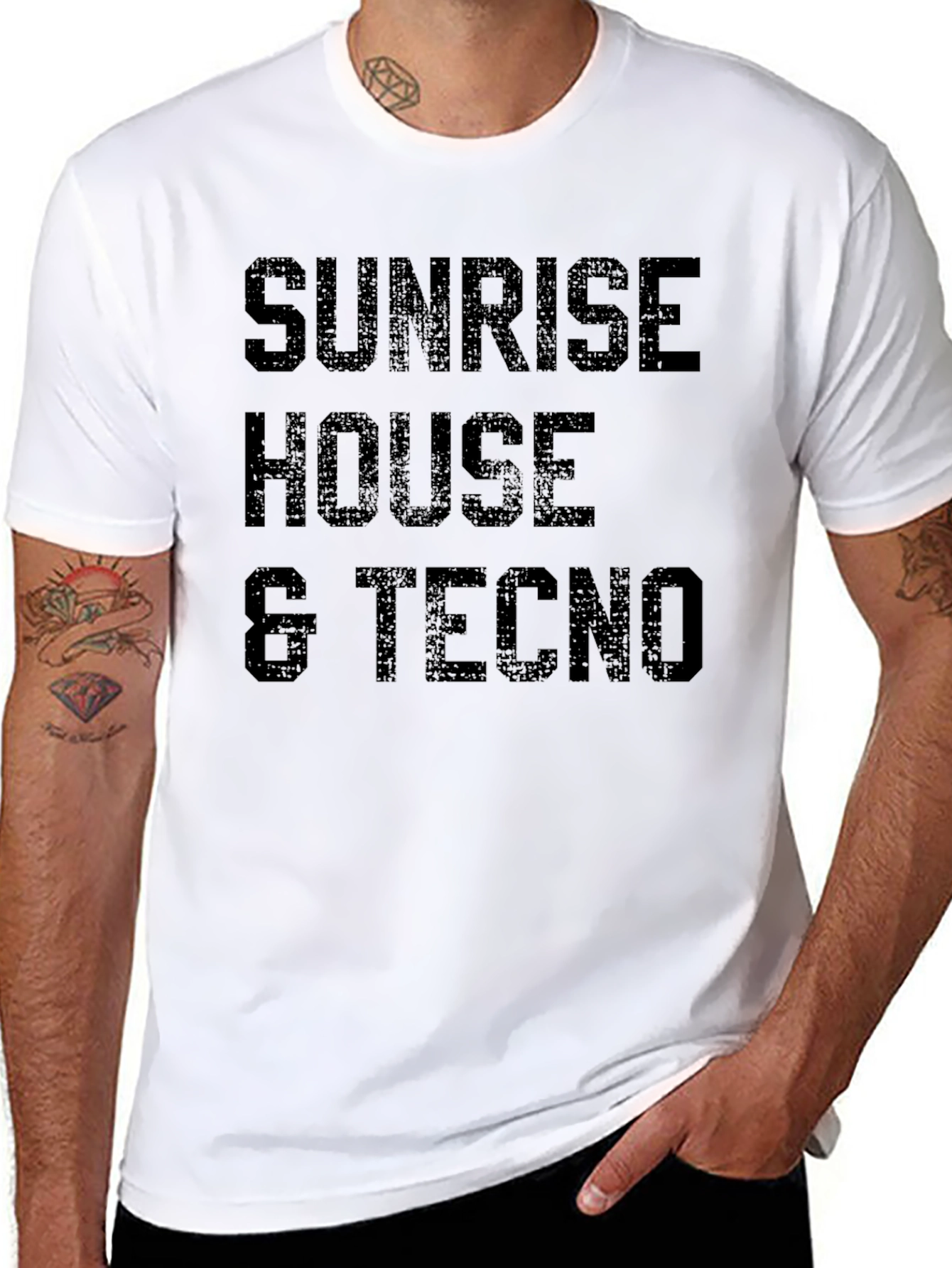 Sunrise House & Techno Graphic Tee