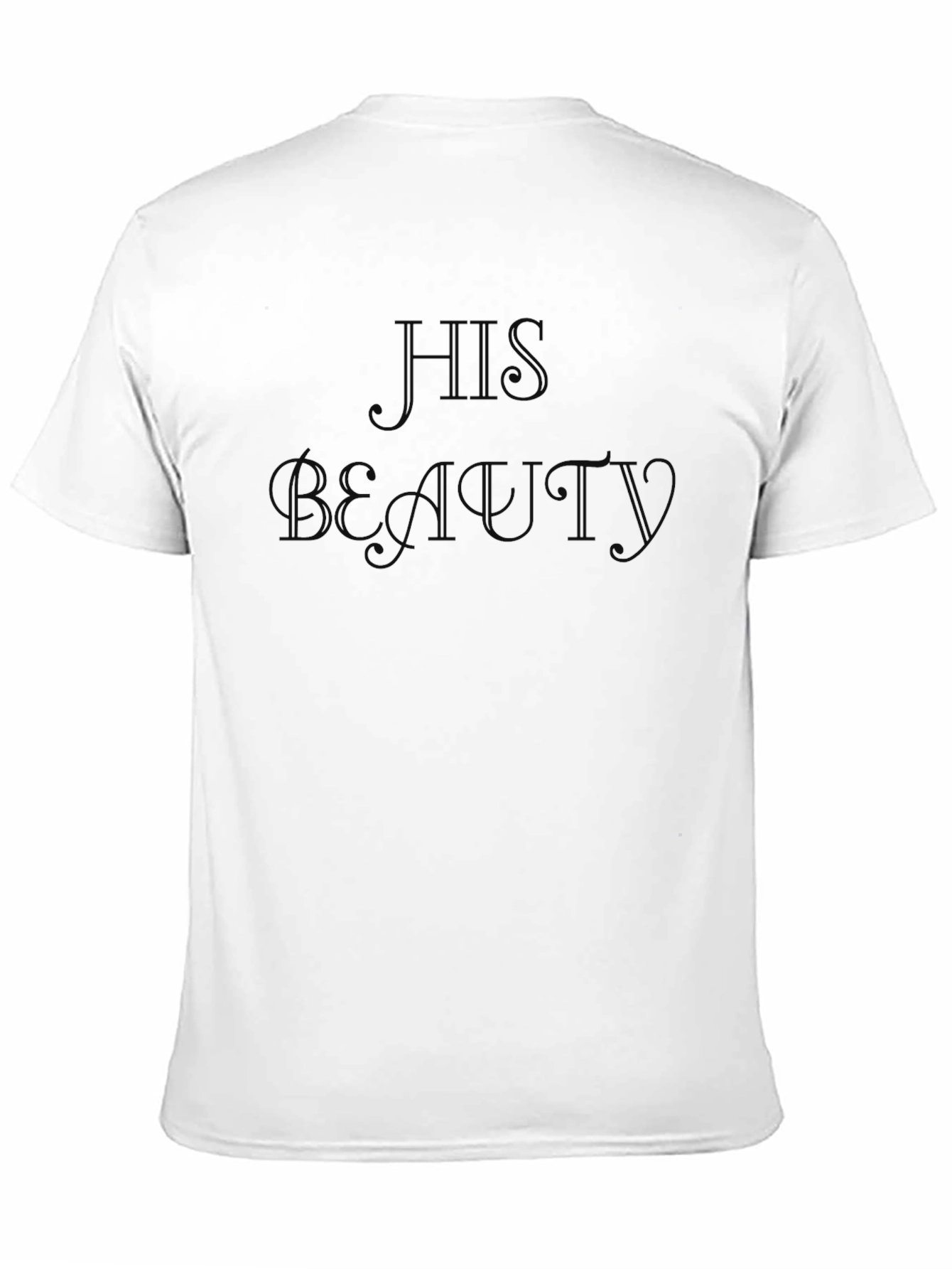 His Beauty Black Graphic Tee