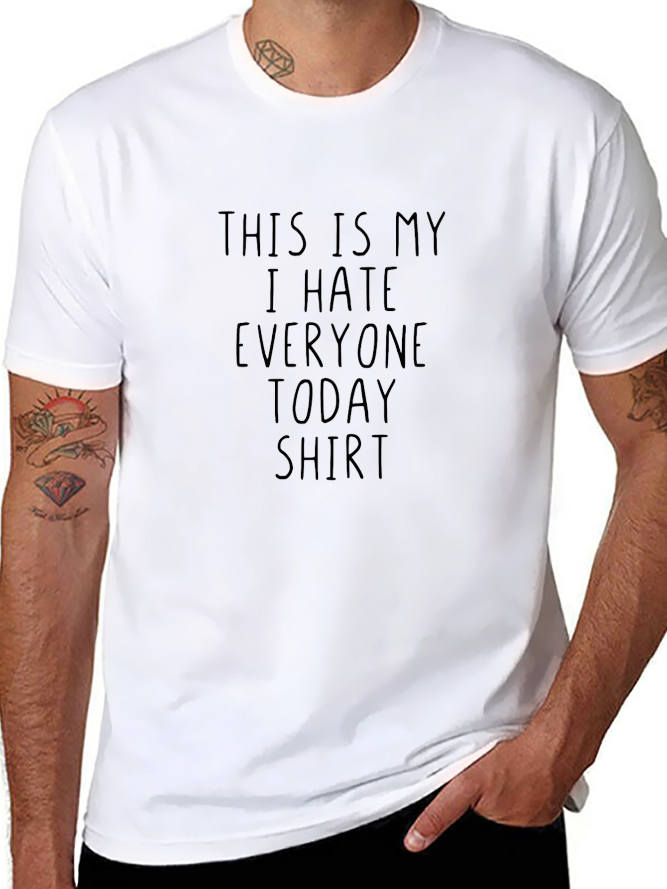 I Hate Everyone Today T-Shirt - Funny Slogan Tee
