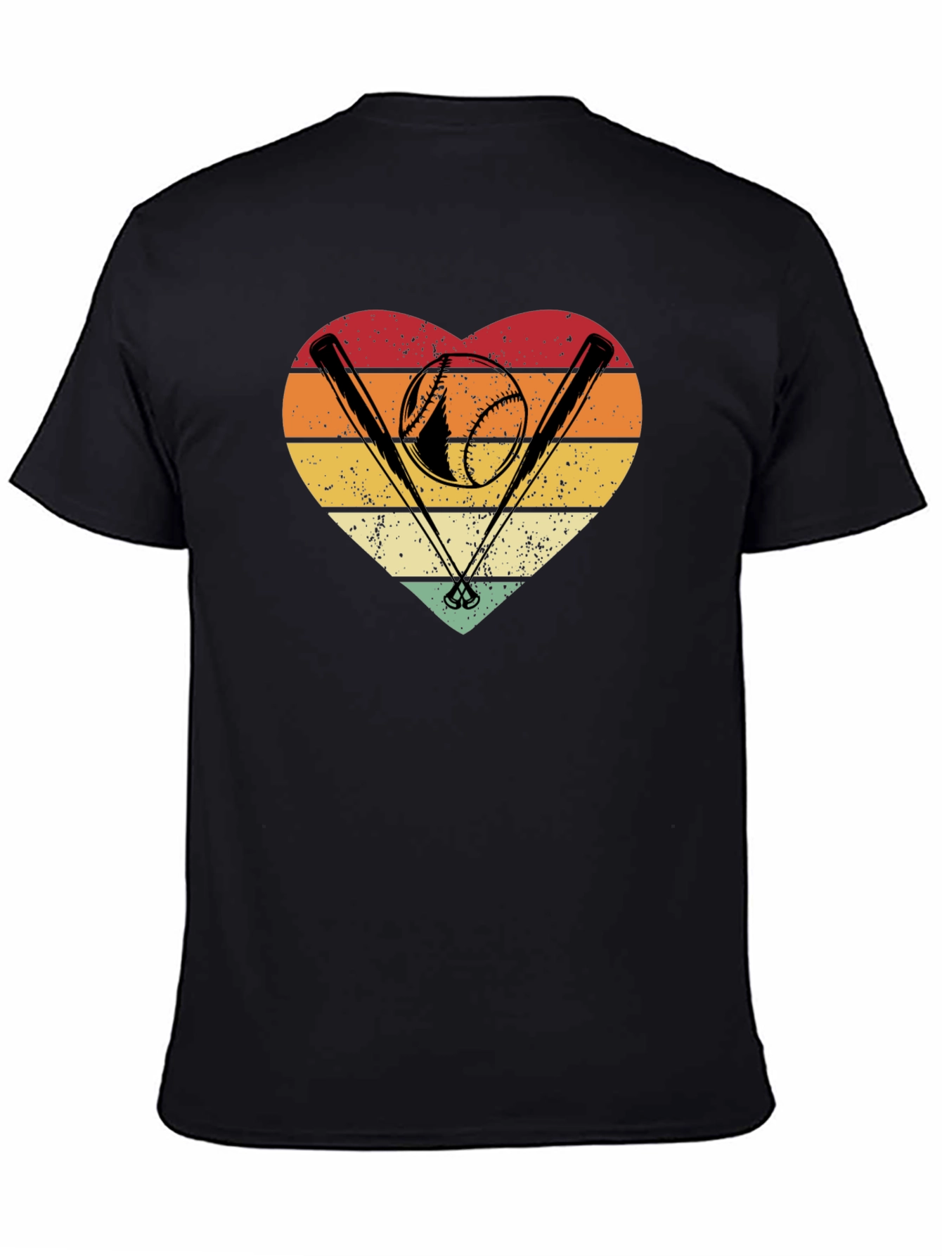 Baseball Heart Graphic Tee