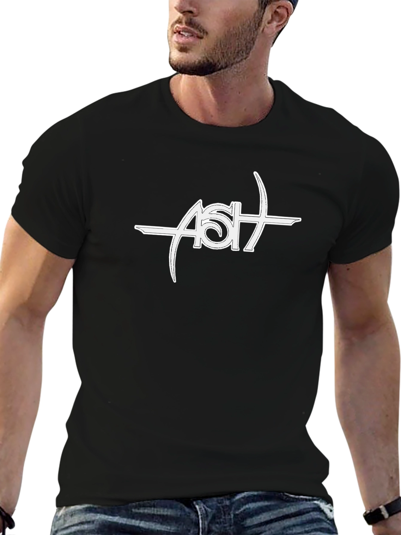 ASH Band Logo Black T-Shirt