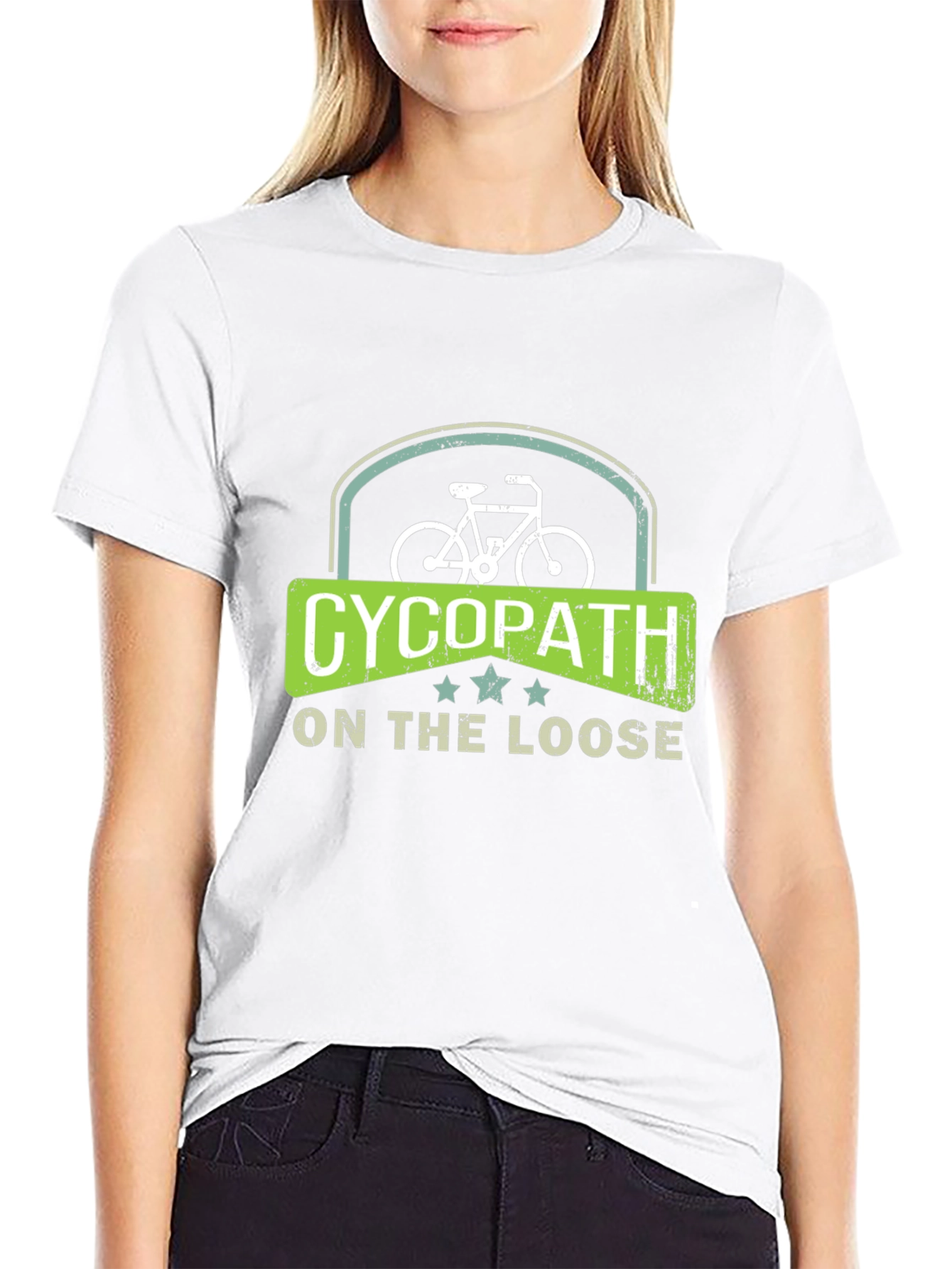 Cycopath On The Loose Black T-Shirt