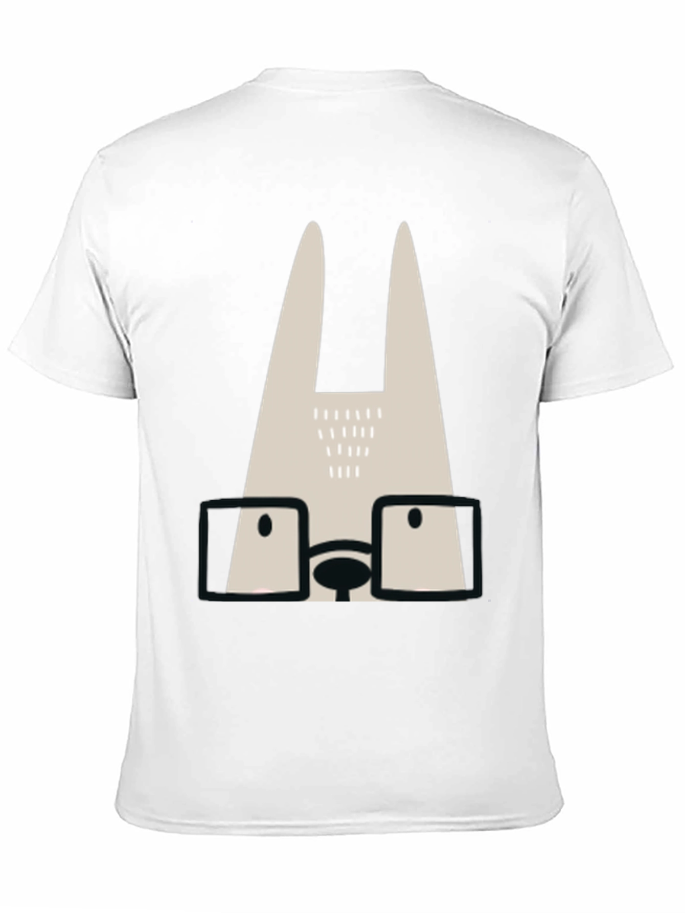 Stylish Rabbit Tee - Trendy Graphic Print Shirt