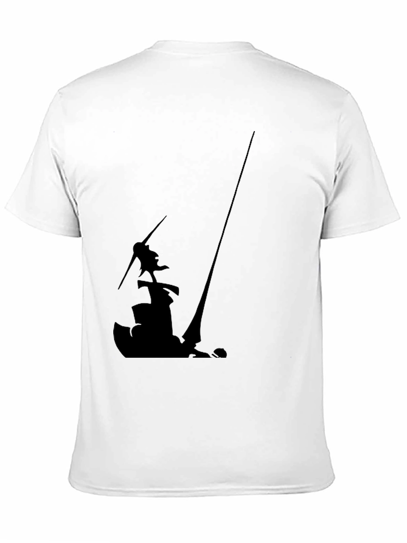 Silhouette Graphic Black Tee
