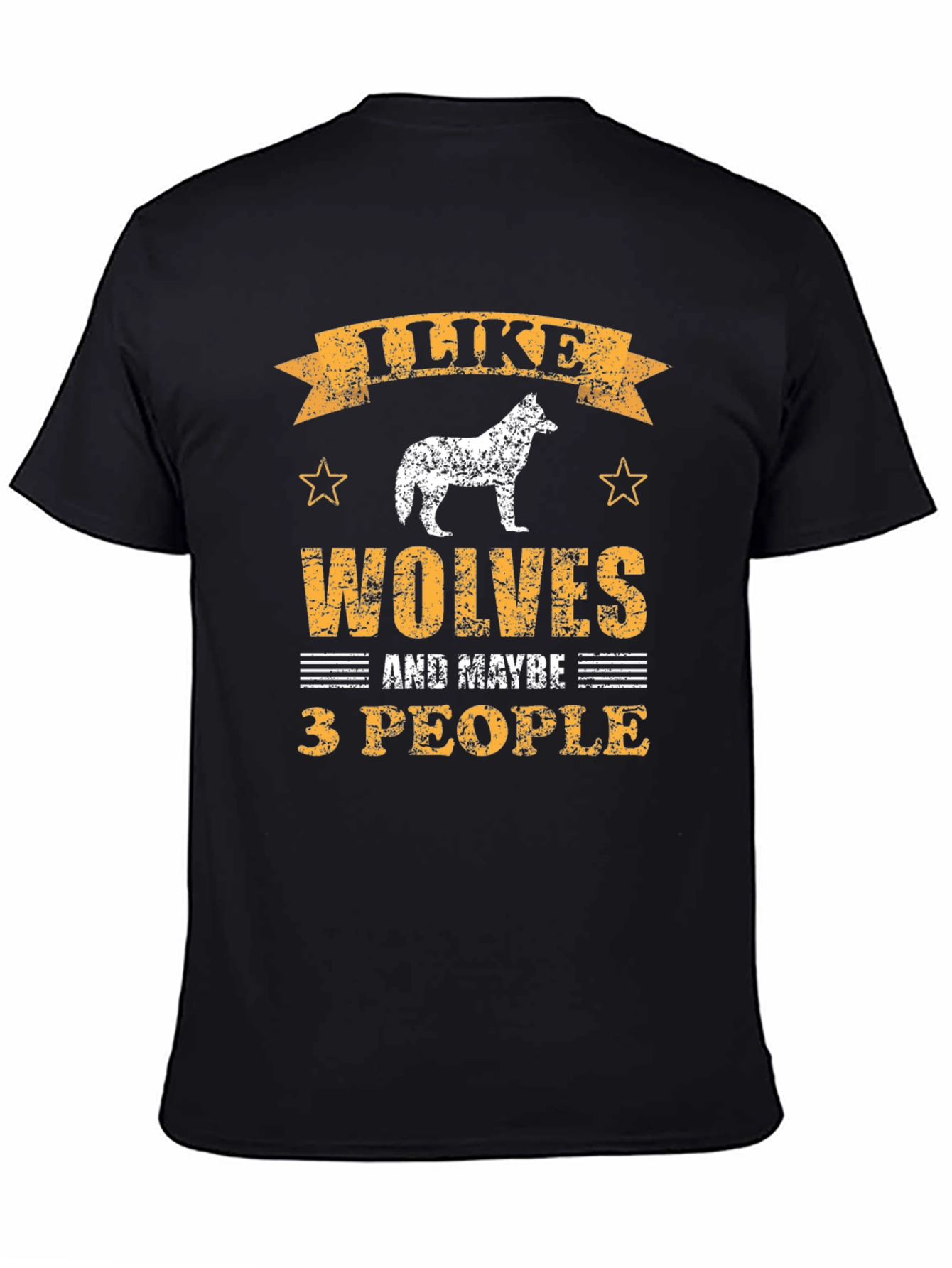 I Like Wolves T-Shirt - Funny Animal Lover Tee
