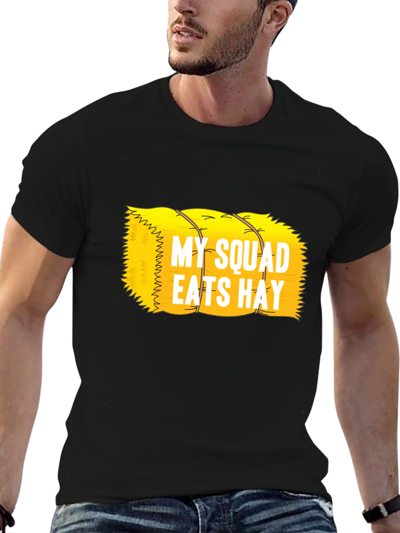 My Squad Eats Hay T-Shirt Funny Farm Tee