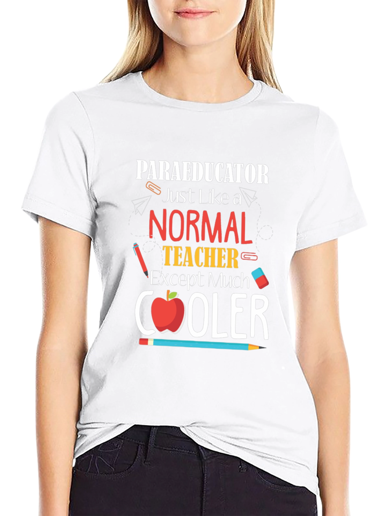 Paraeducator Teacher T-Shirt - Cool Teacher Tee