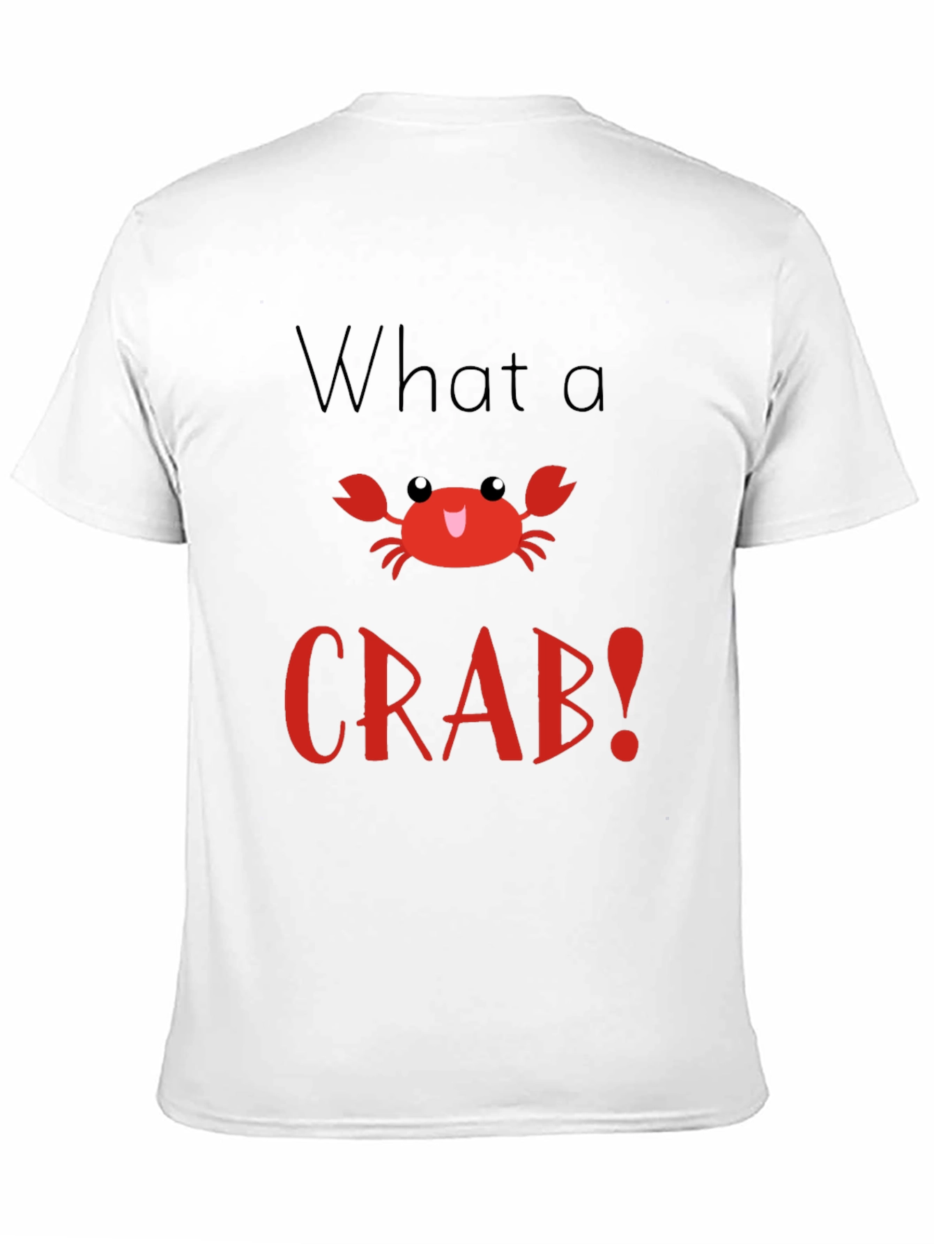 What a Crab! Black Graphic T-Shirt