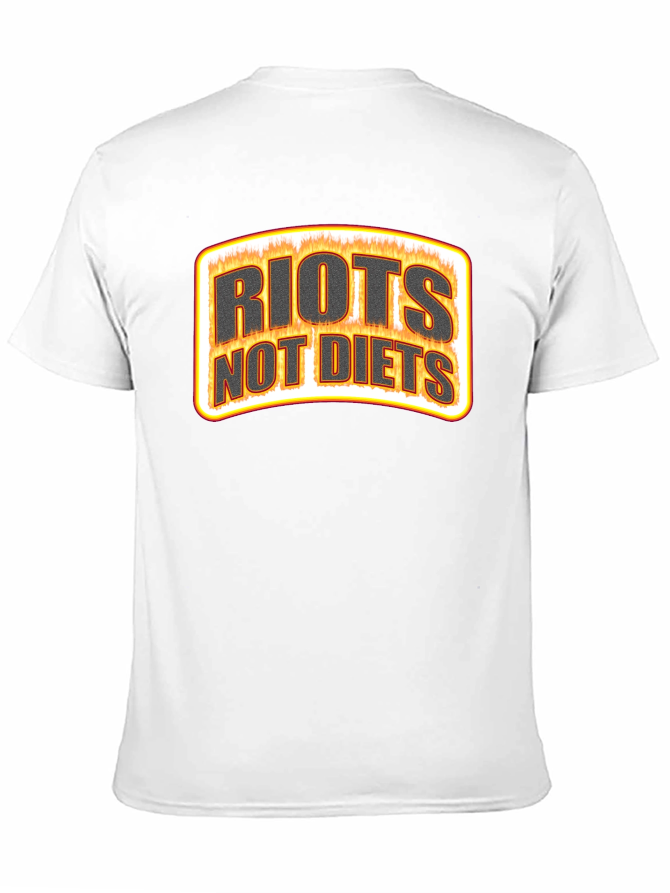 Riots Not Diets Graphic Tee - Black