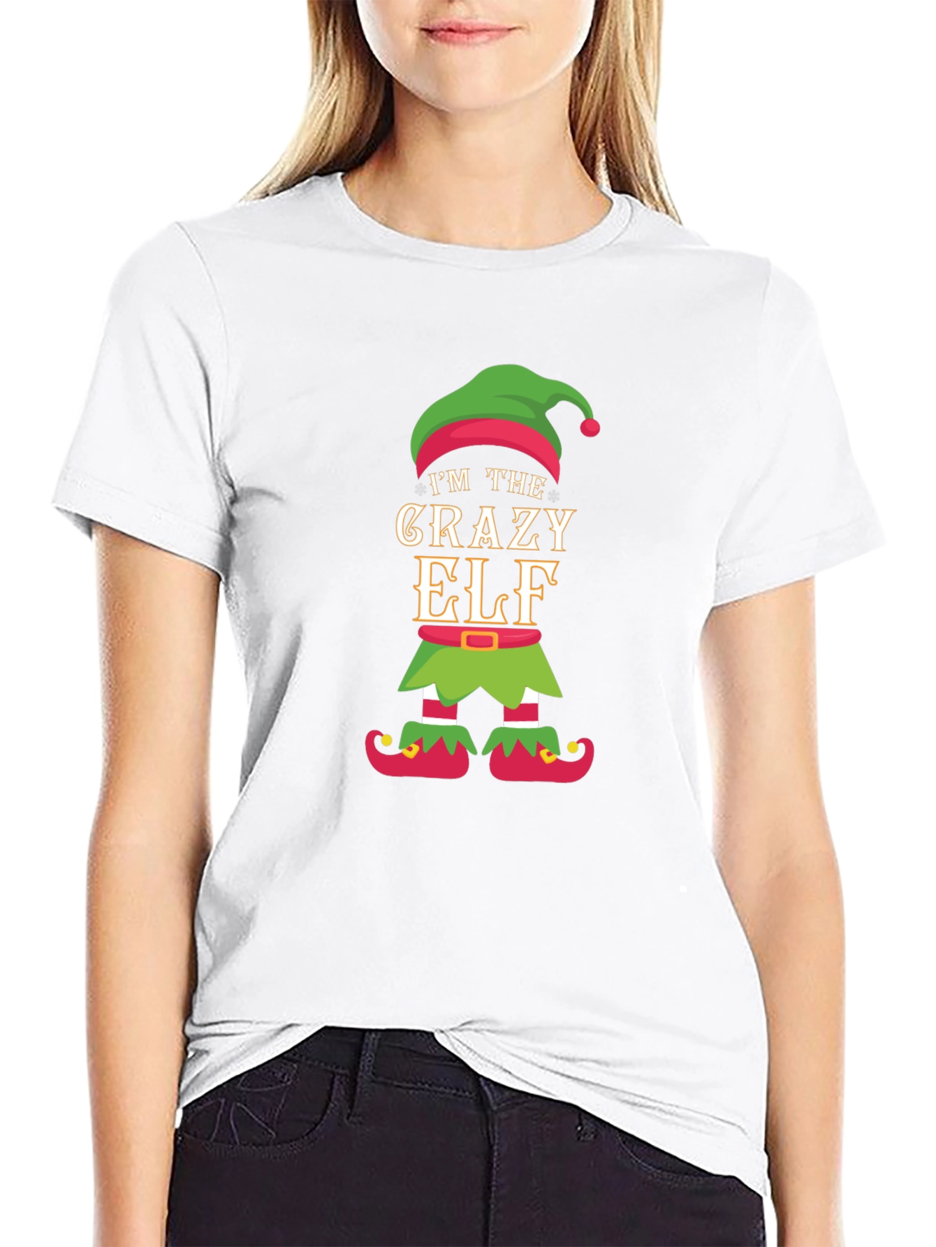 Crazy Elf Christmas T-Shirt