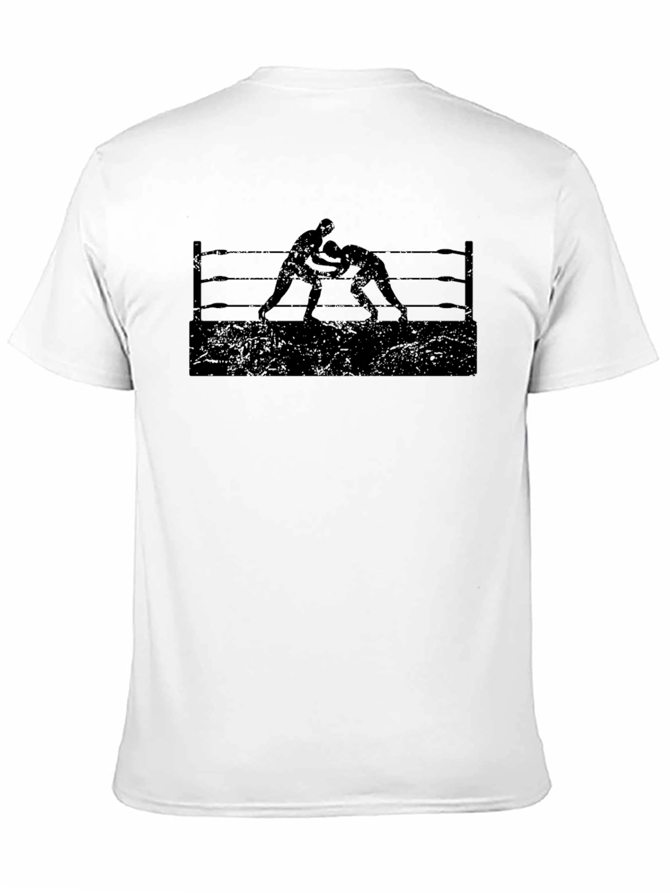 Wrestling Ring Black Graphic Tee