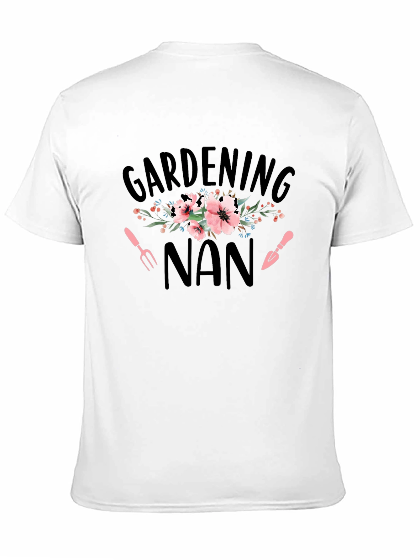 Gardening Nan Floral Graphic T-Shirt