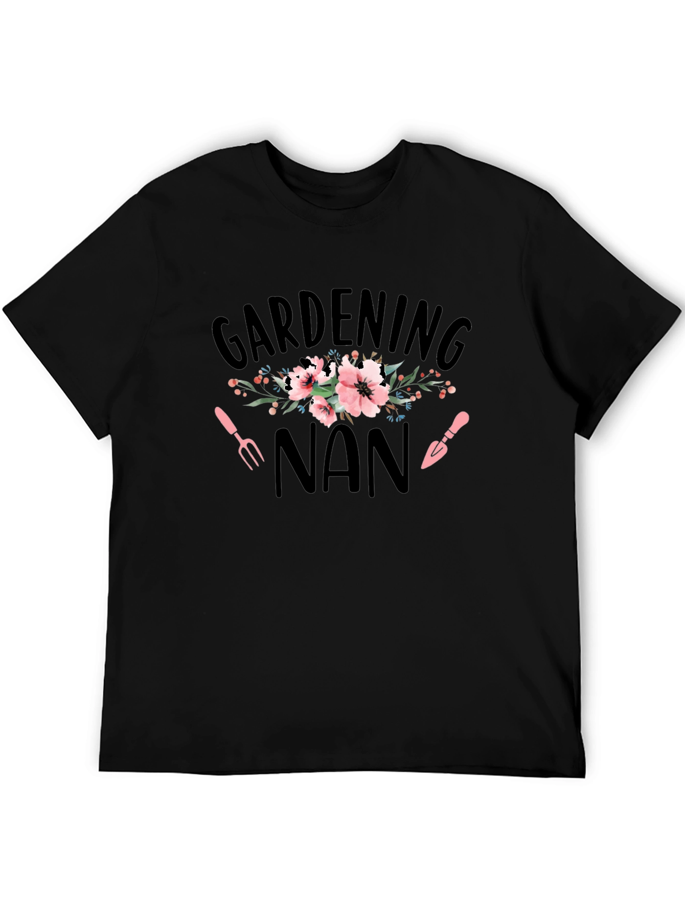 Gardening Nan Floral Graphic T-Shirt