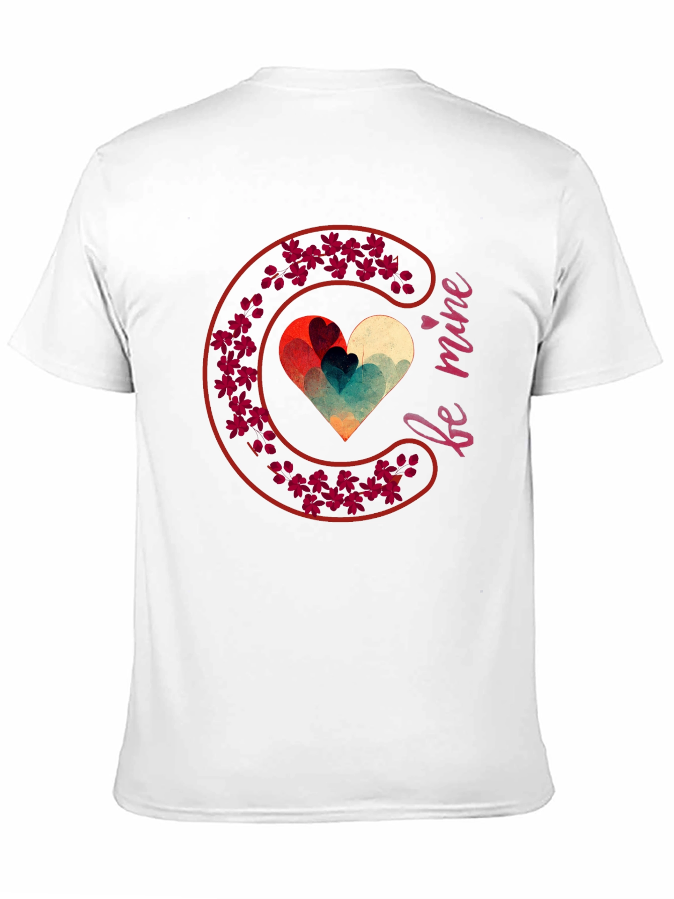 Be Mine Heart Valentines T-Shirt