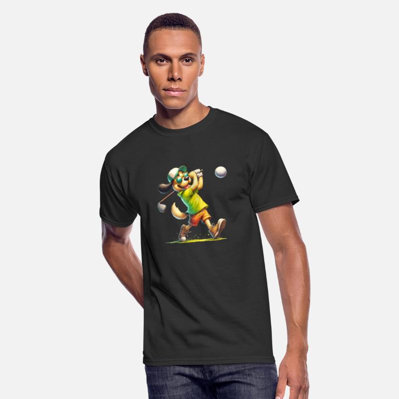 "Ace Albatross: The Dapper Dog Golfer"