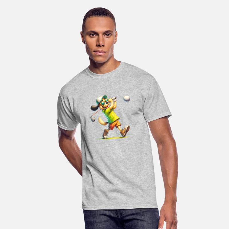 "Ace Albatross: The Dapper Dog Golfer"