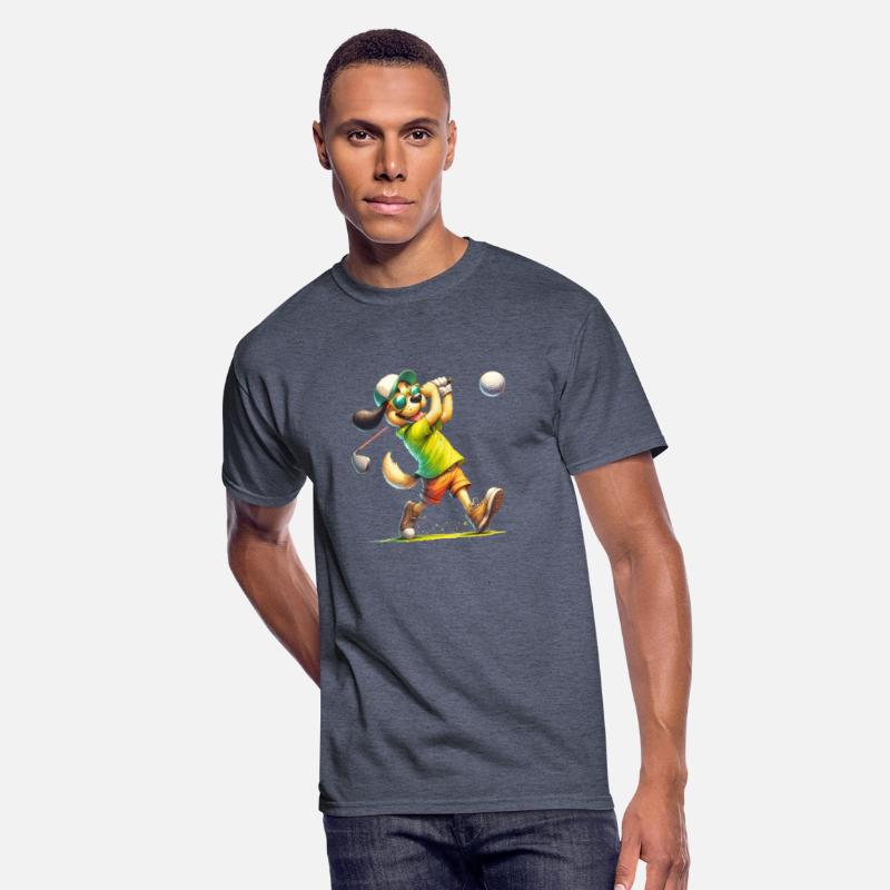 "Ace Albatross: The Dapper Dog Golfer"