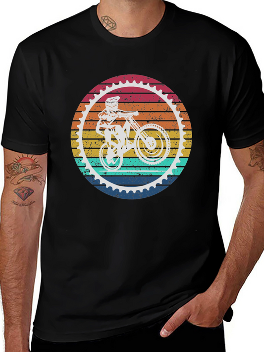 Mountain Biker Retro Graphic Tee
