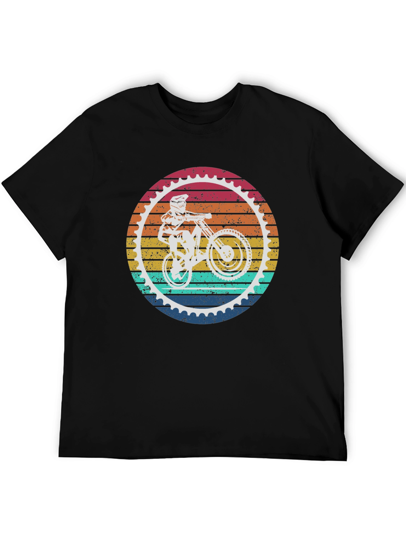 Mountain Biker Retro Graphic Tee