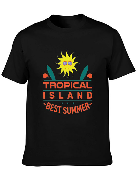 Tropical Island Best Summer Graphic Tee