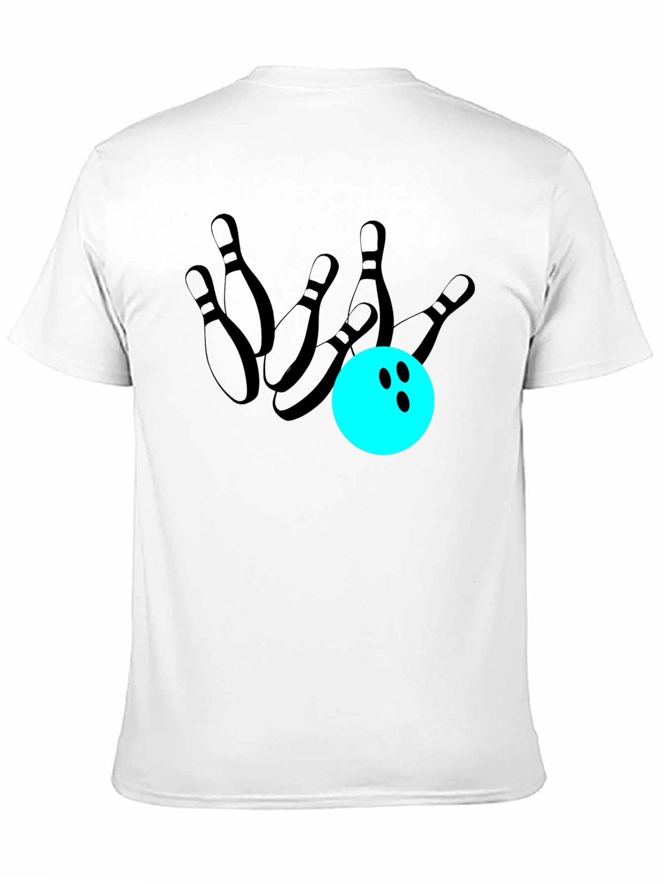Bowling Strike T-Shirt - Casual Graphic Tee