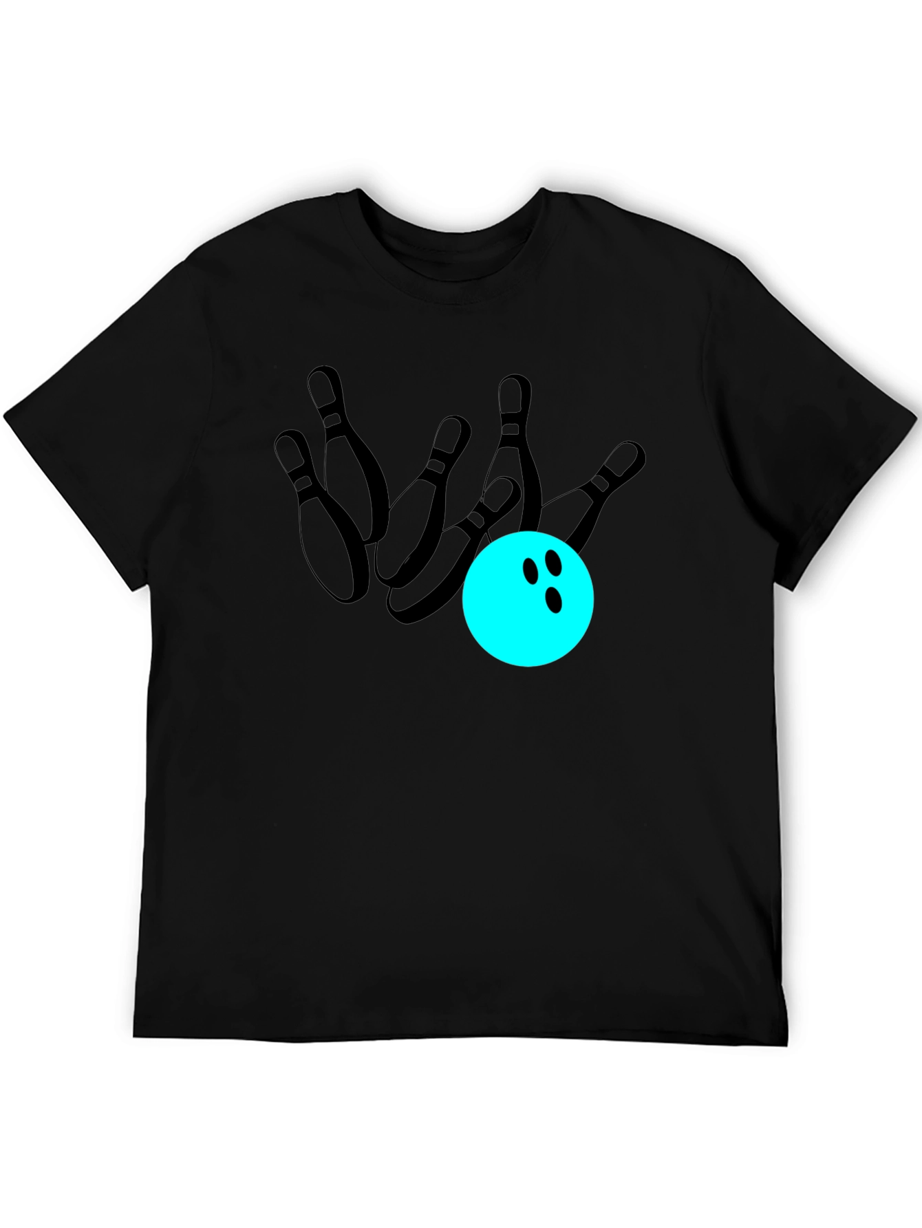 Bowling Strike T-Shirt - Casual Graphic Tee