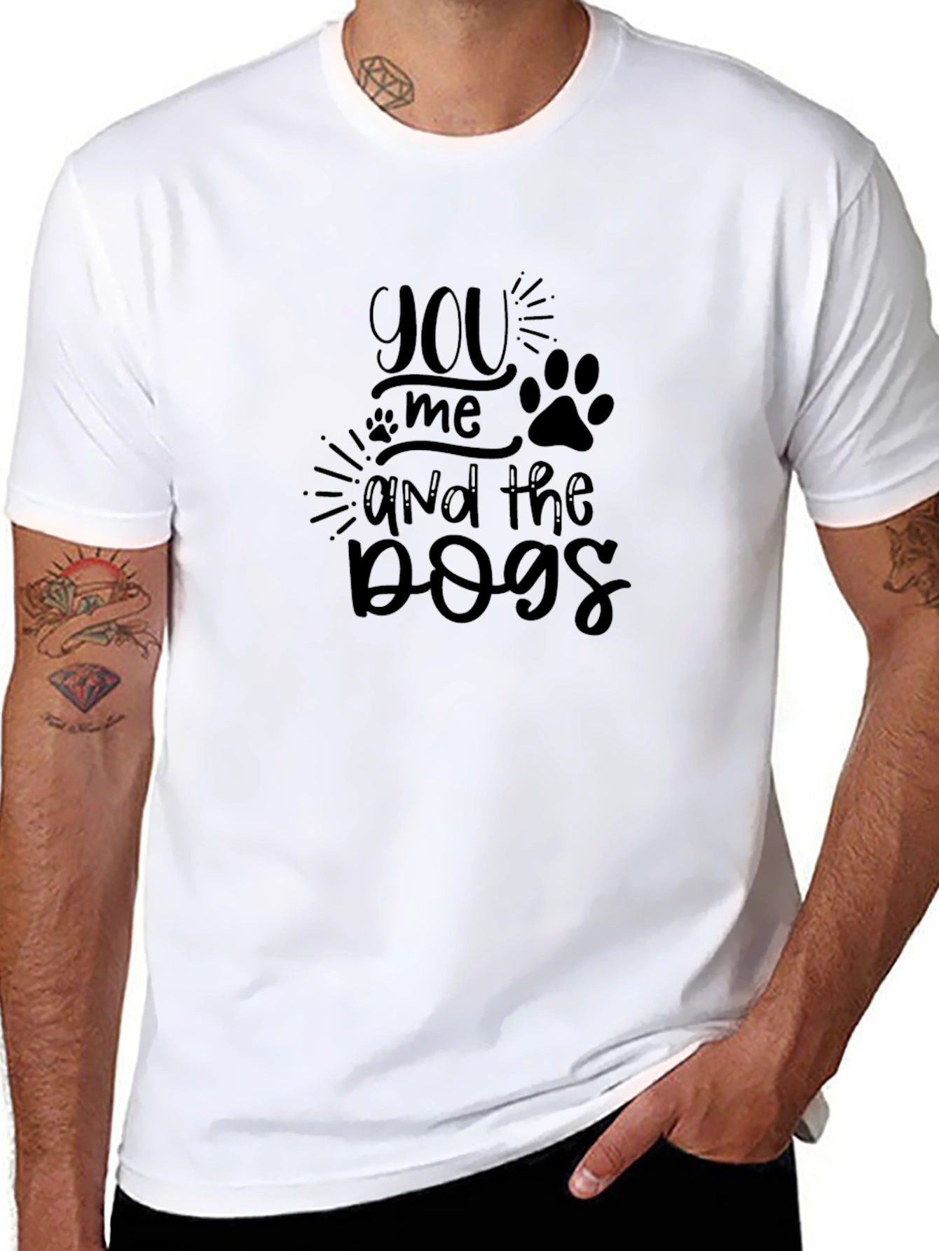 You Me and the Dogs Graphic Tee