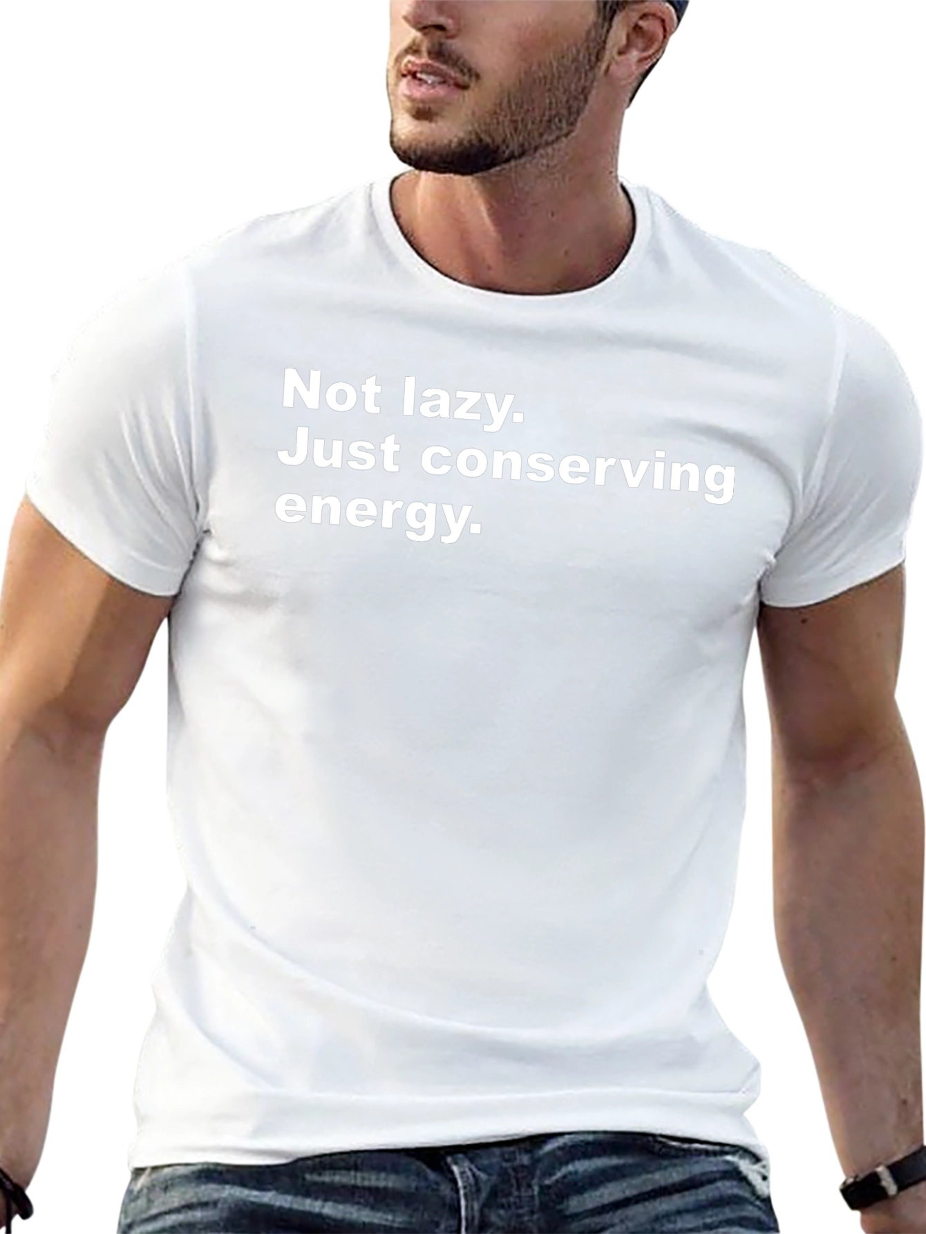 Conserving Energy Mens Black T-Shirt