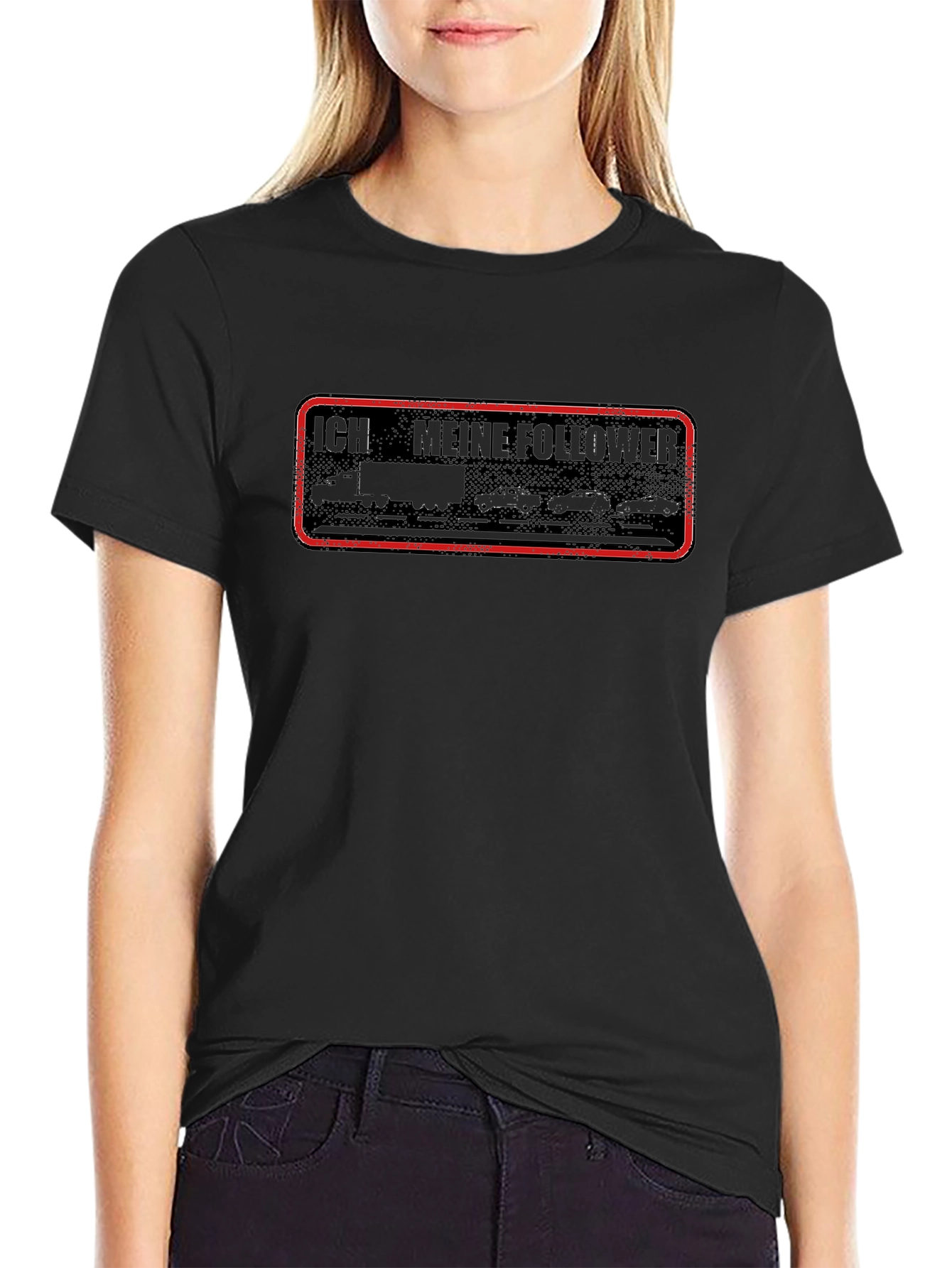 Funny Trucker T-Shirt - I Have My Followers