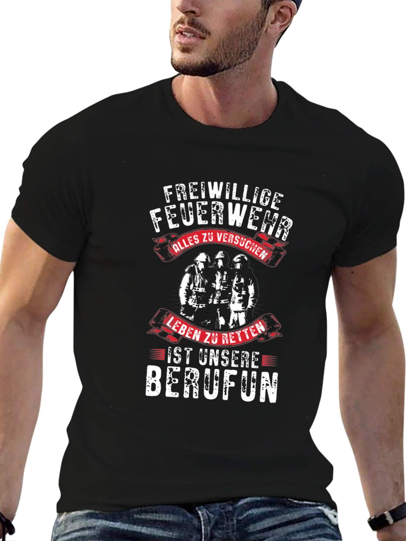 Firefighter T-Shirt - Freiwillige Feuerwehr Design