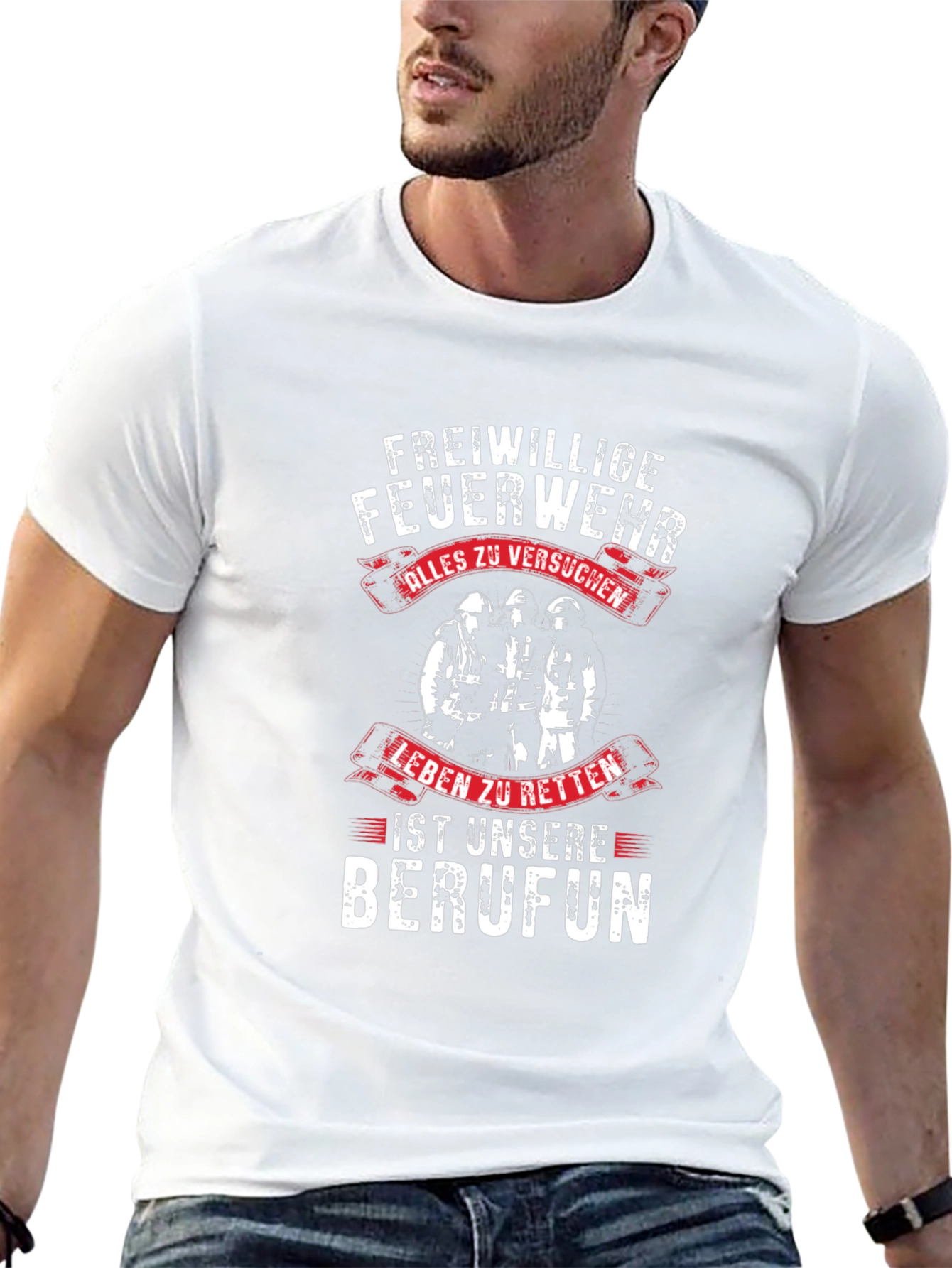 Firefighter T-Shirt - Freiwillige Feuerwehr Design