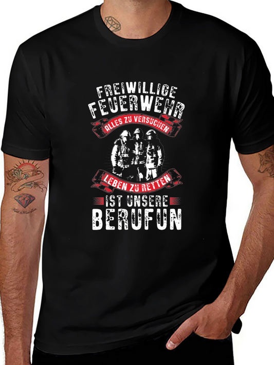 Firefighter T-Shirt - Freiwillige Feuerwehr Design