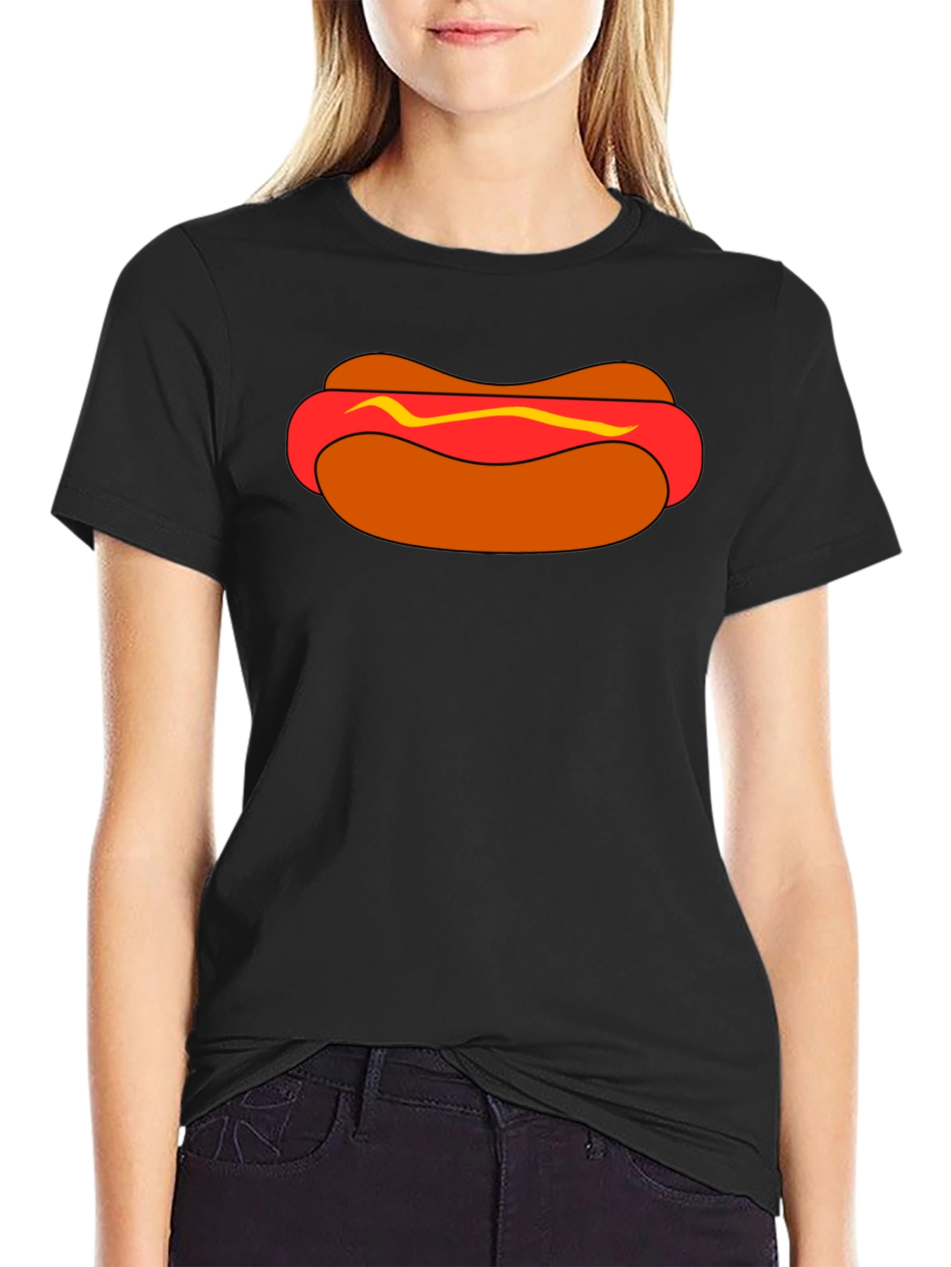 Hot Dog Graphic Tee - Funny Casual T-Shirt