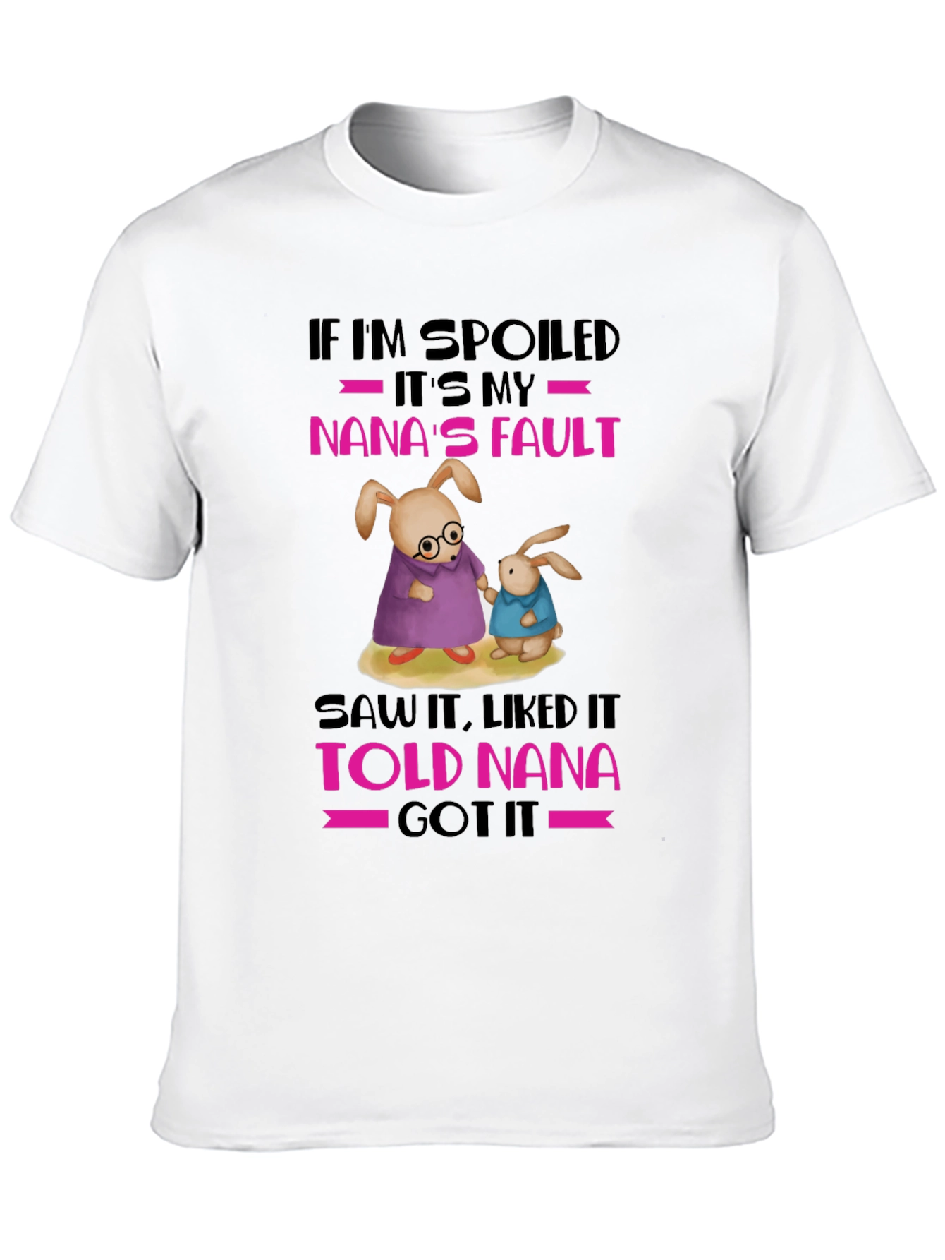 Spoiled Nanas Fault Graphic T-Shirt