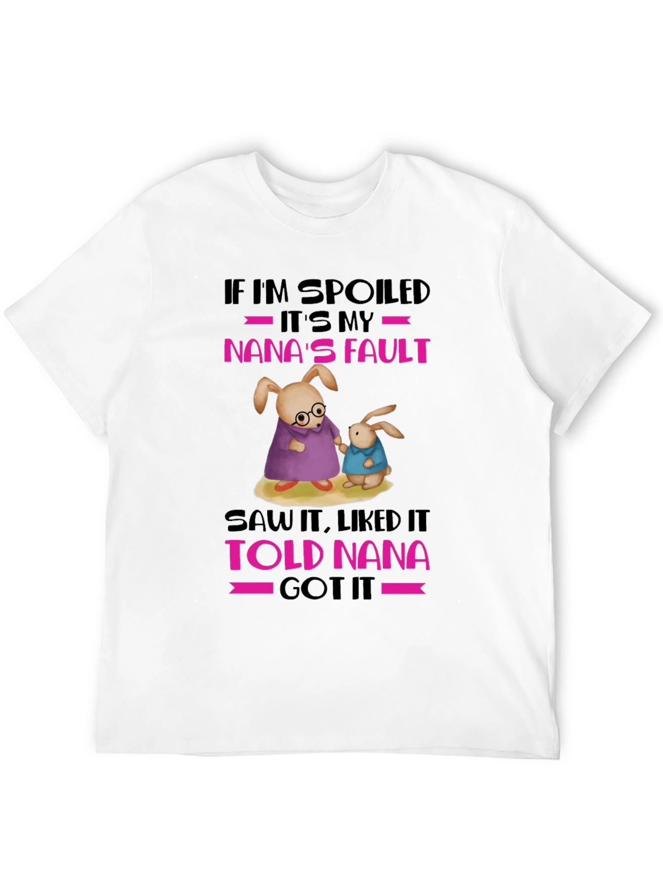 Spoiled Nanas Fault Graphic T-Shirt